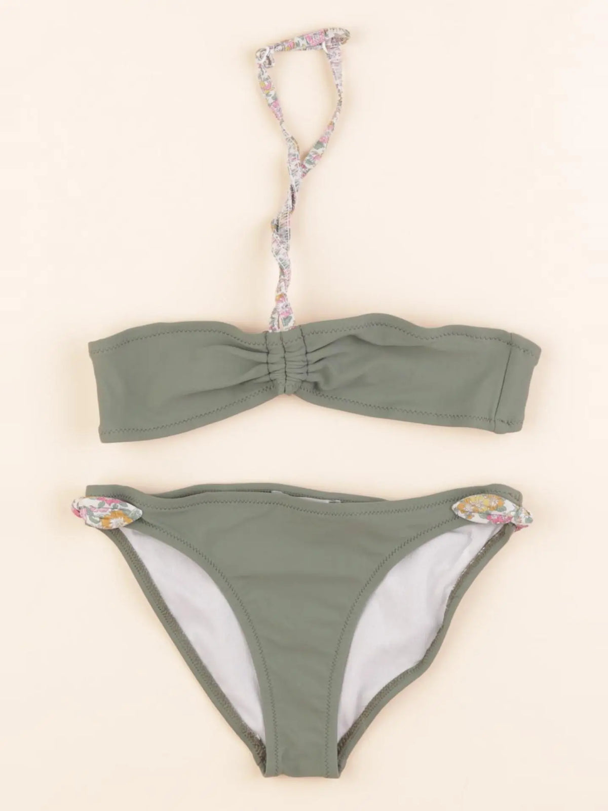 Cyrillus - maillot de bain vert - 8 ans