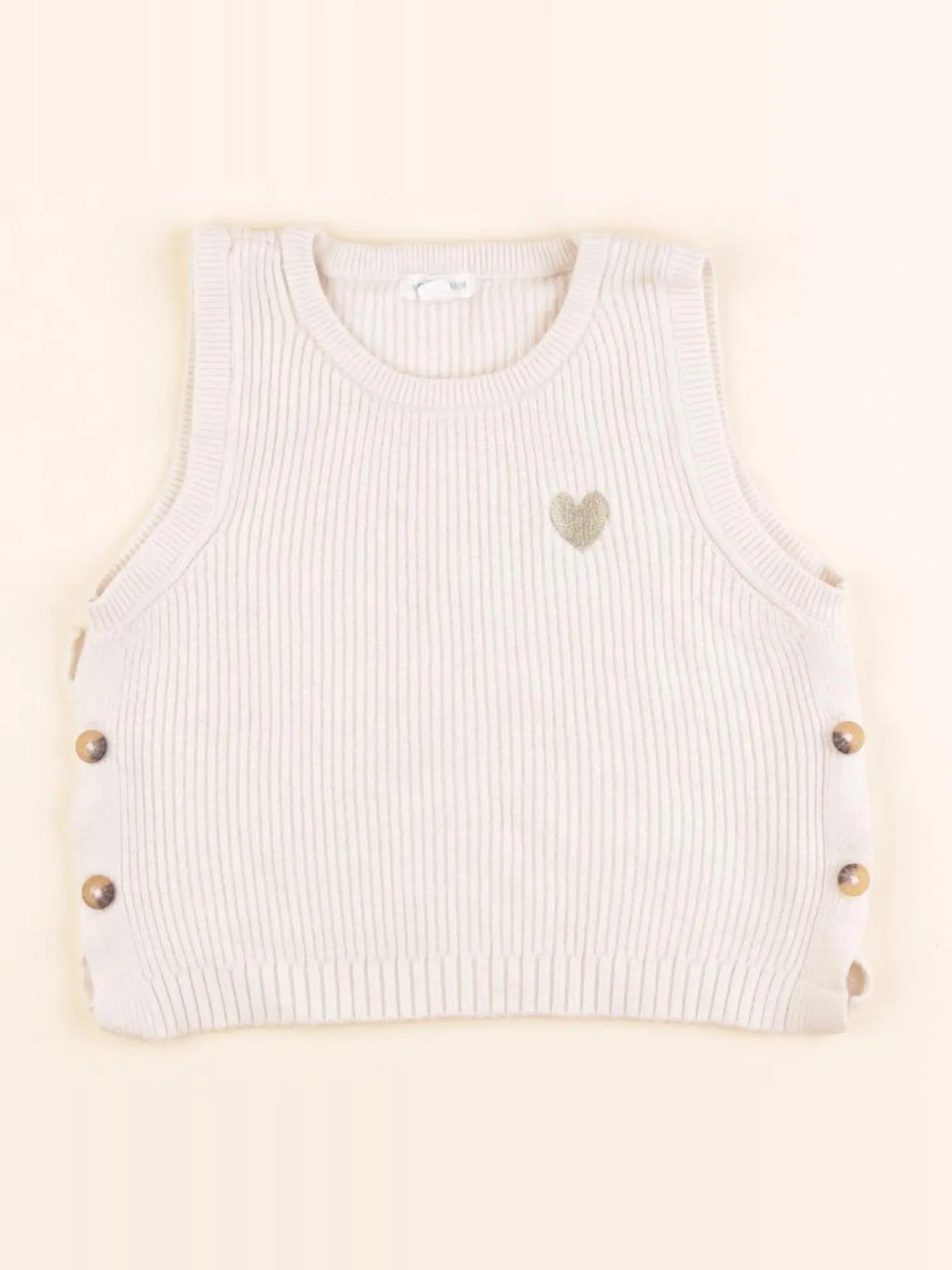 Vertbaudet - pull blanc - 3 ans
