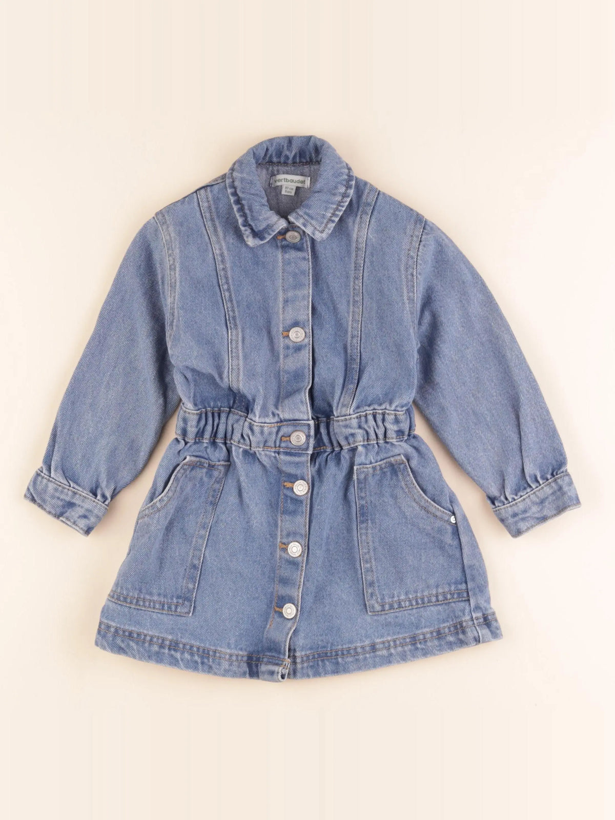 Vertbaudet - robe bleu - 3 ans