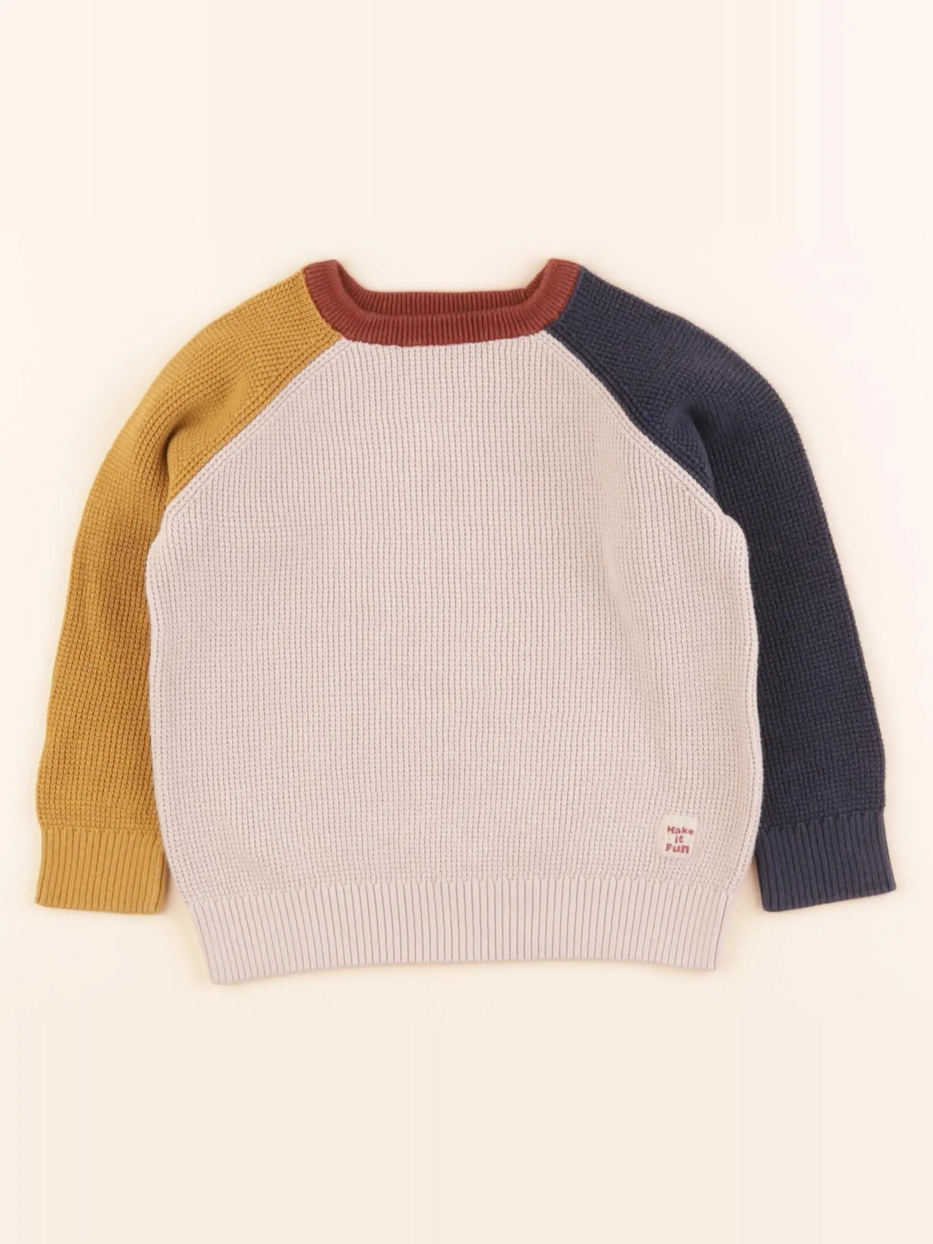 Vertbaudet - pull multicolore - 4 ans