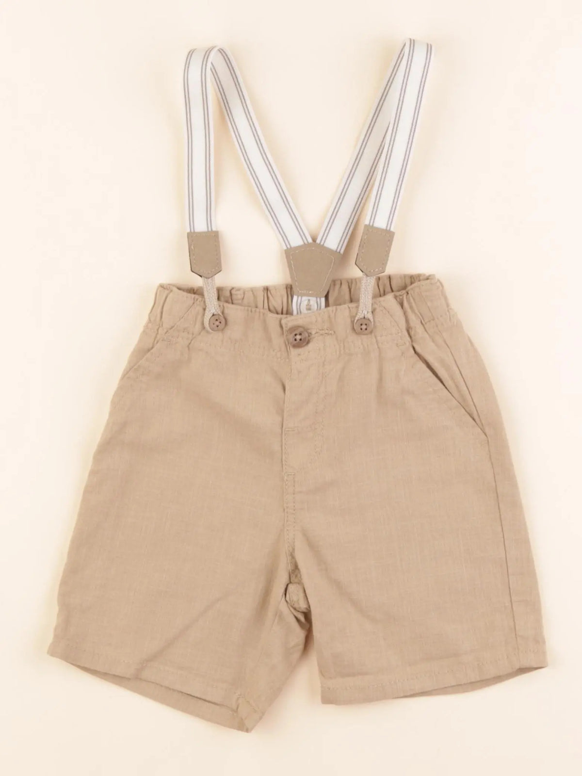 H&M - short marron - 12/18 mois