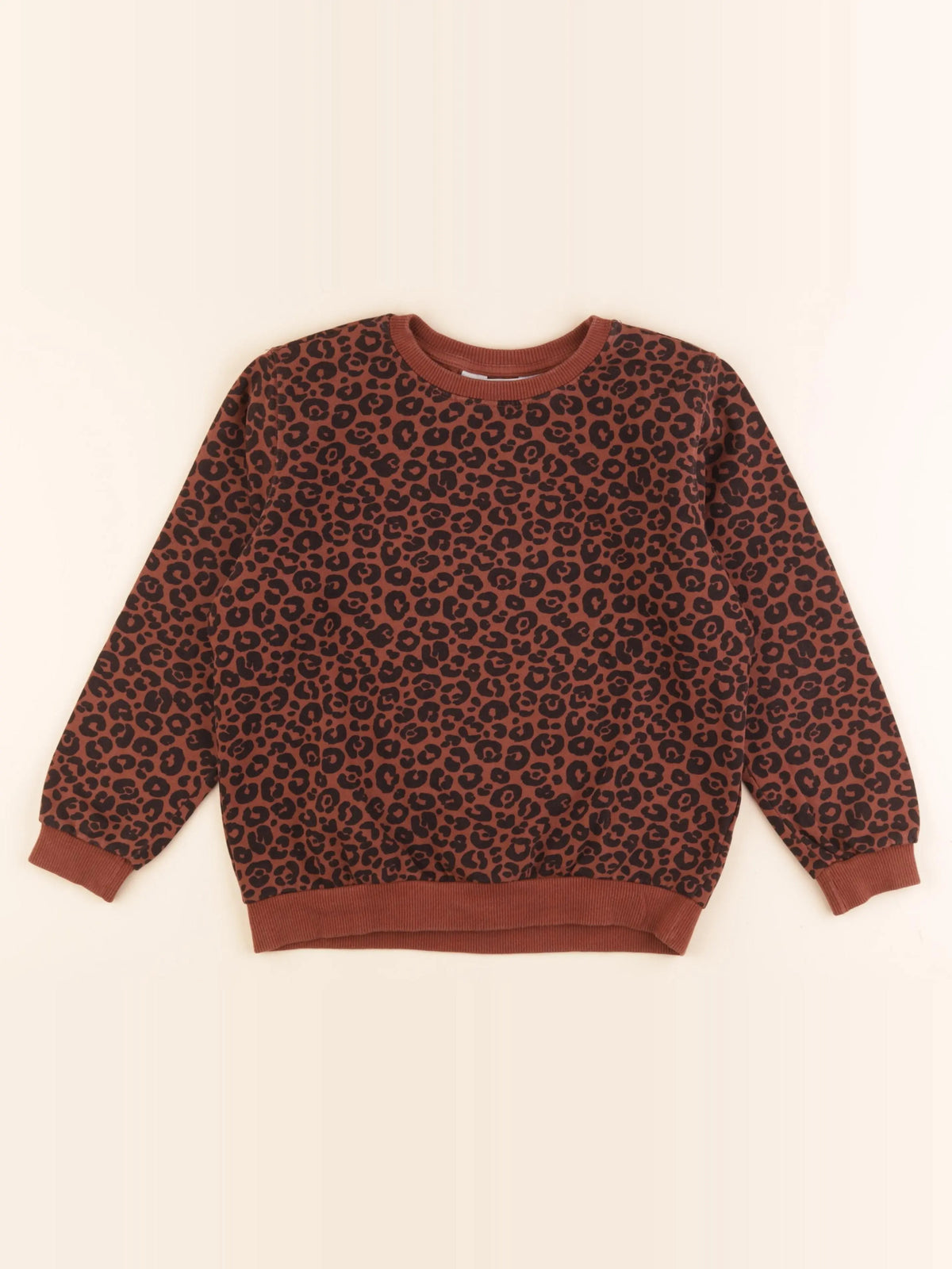 H&M - sweat marron - 8/10 ans