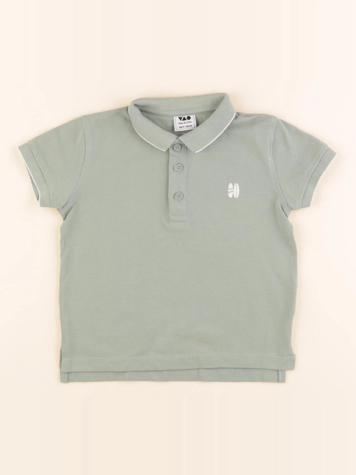 Tape à l'oeil - polo vert - 3 ans