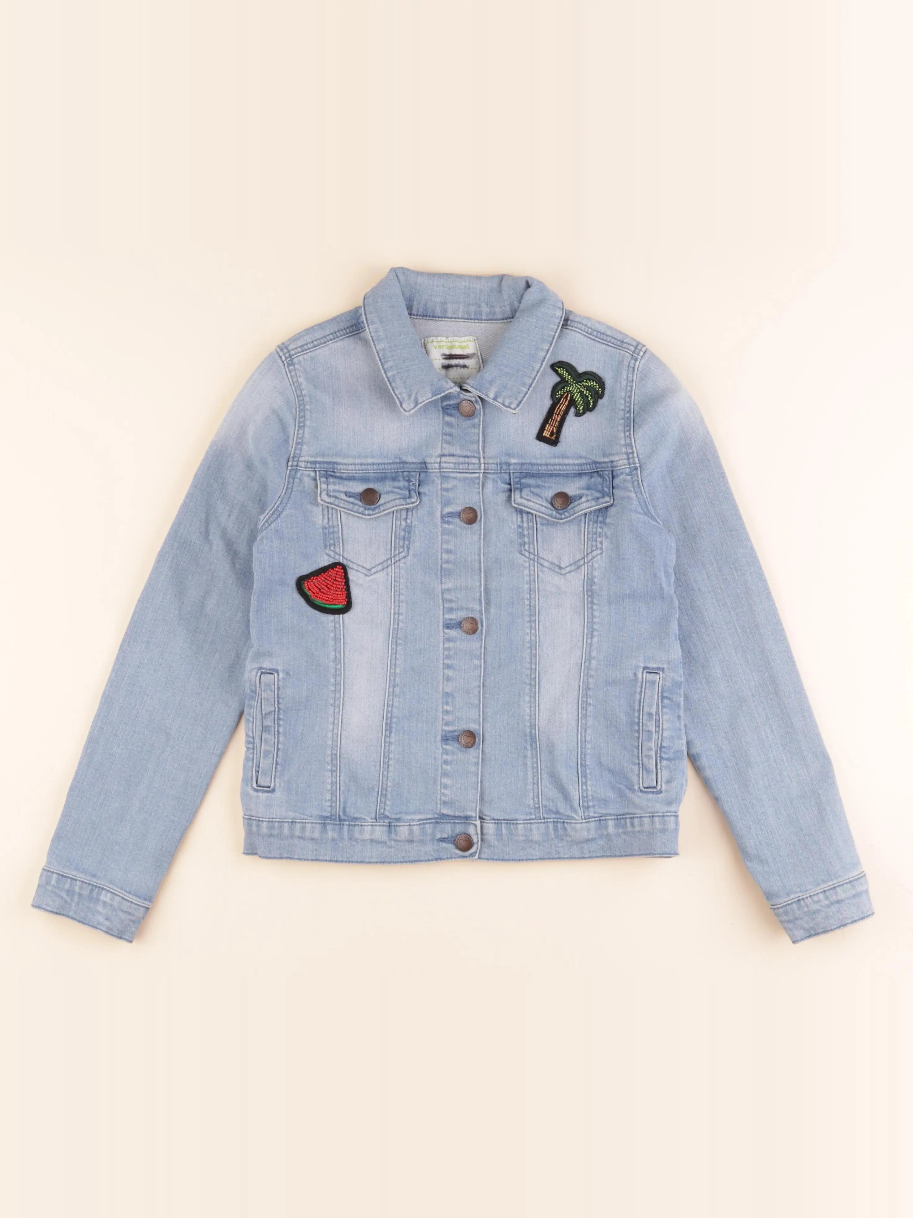 Vertbaudet - veste bleu - 10 ans