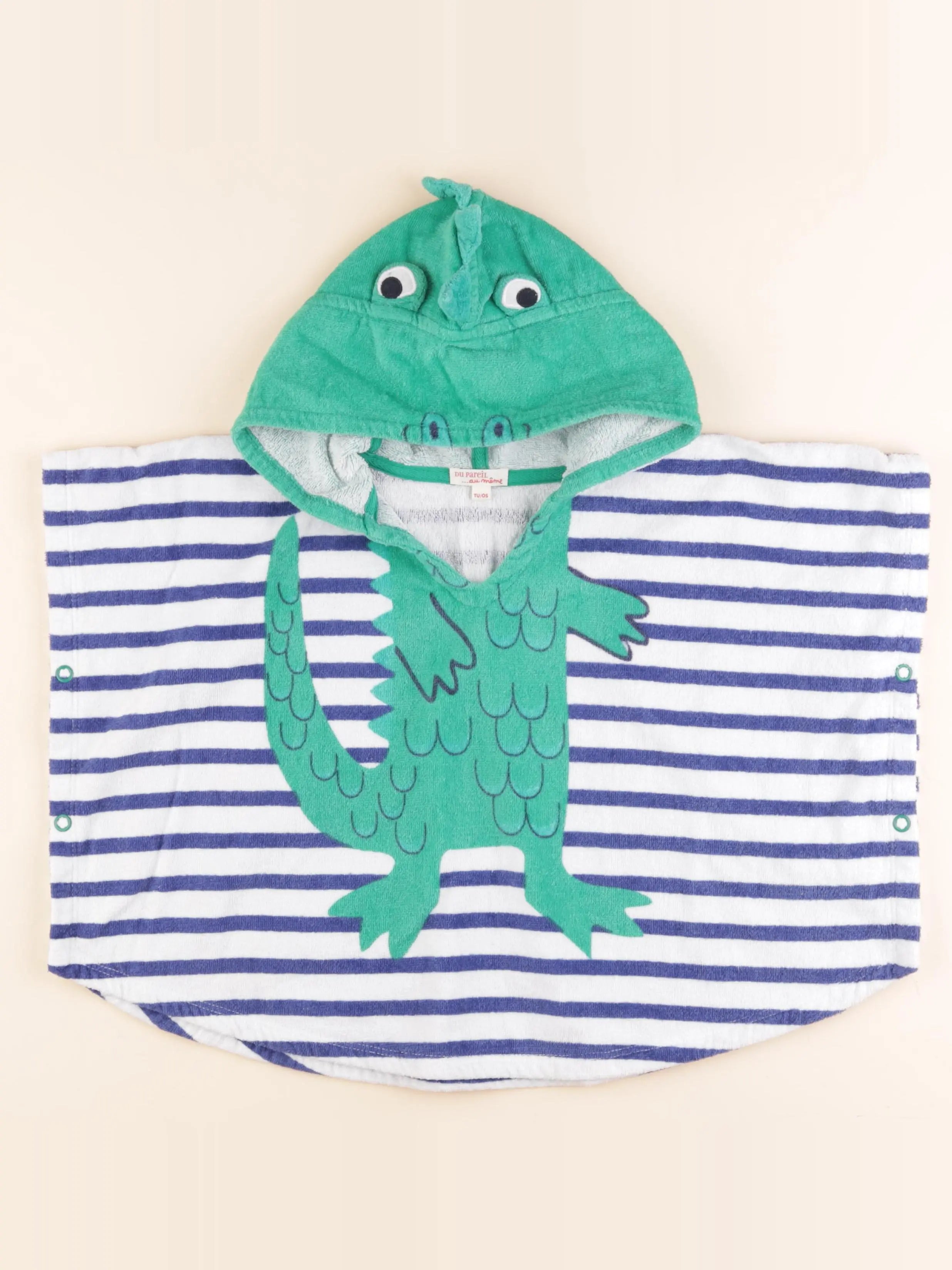 DPAM - cape de bain multicolore - 6/18 mois