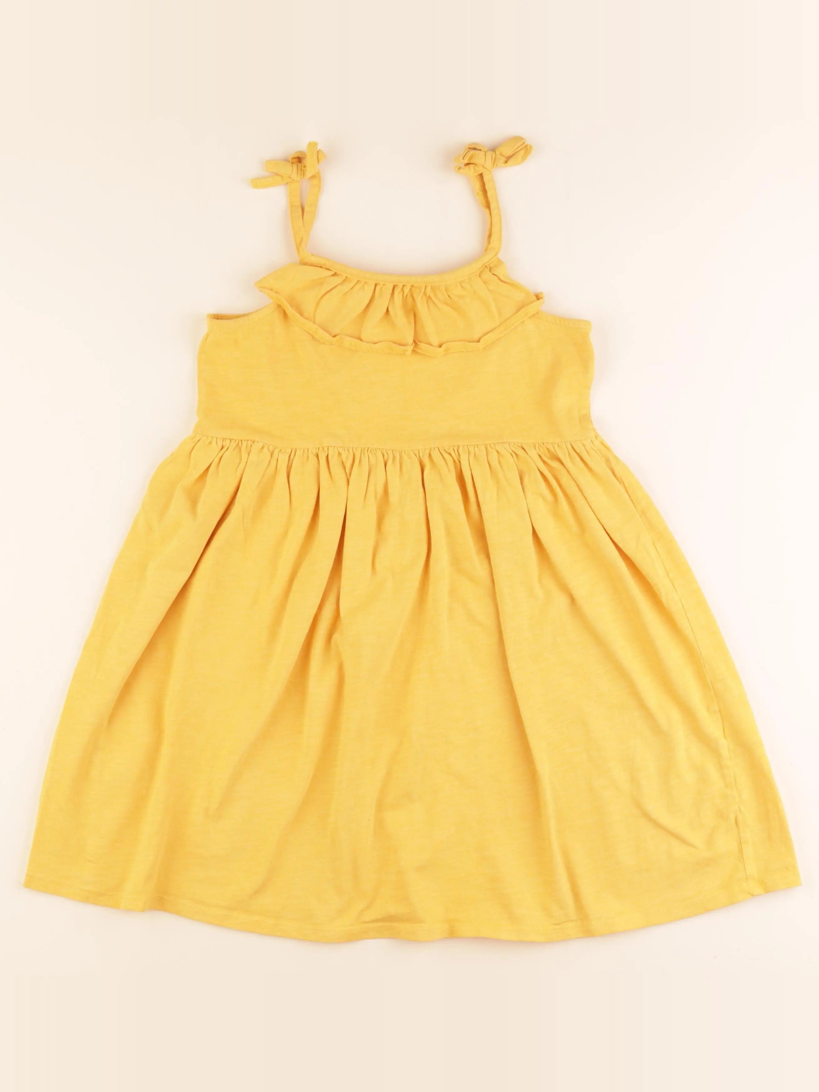 Vertbaudet - robe jaune - 10 ans