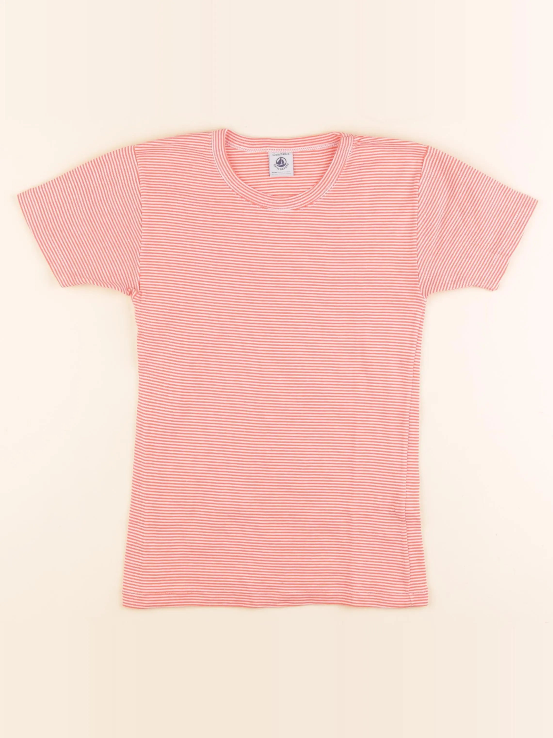 Petit Bateau - tee-shirt rose - 10 ans