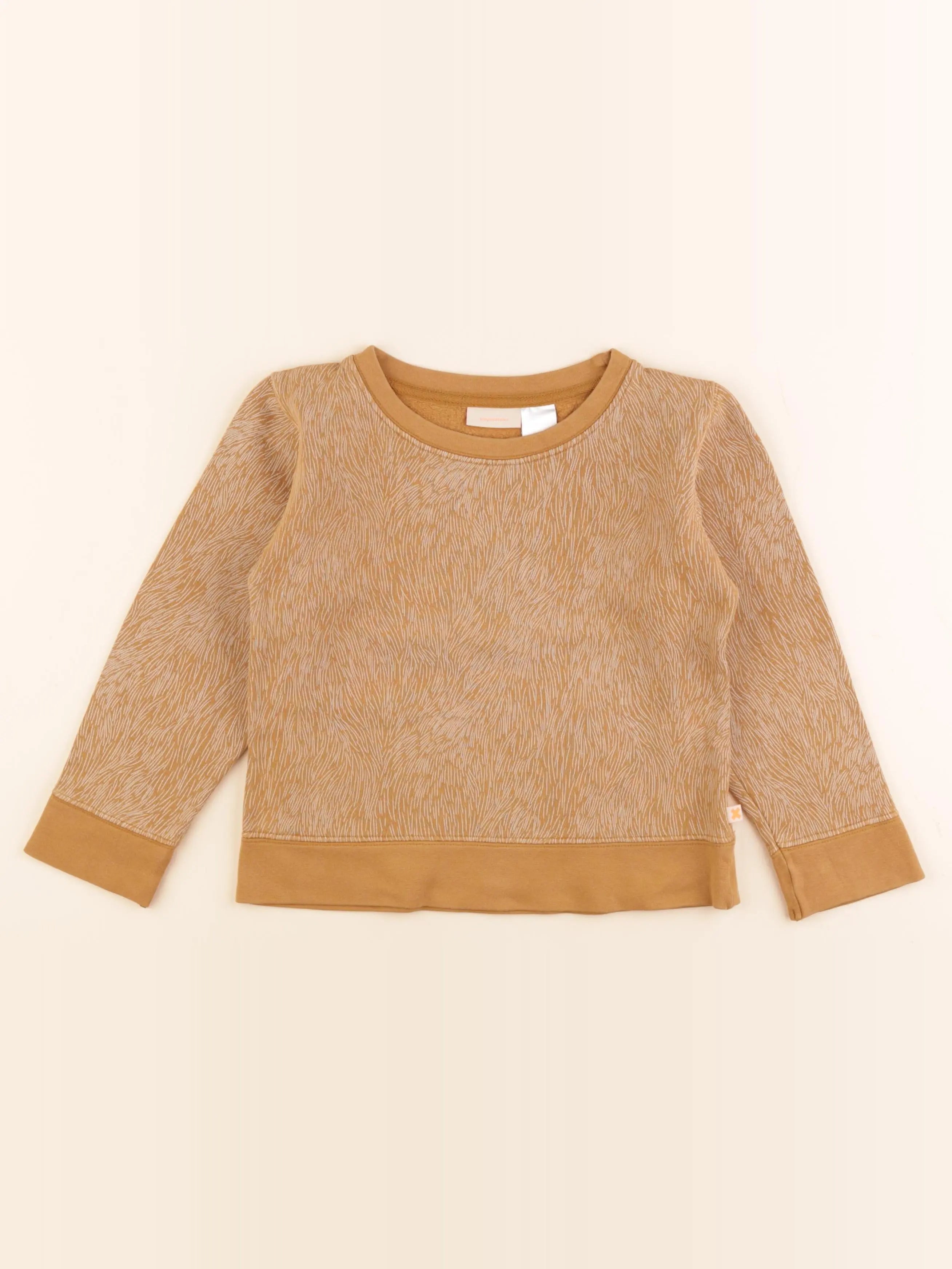 Tiny Cottons - sweat marron - 6 ans