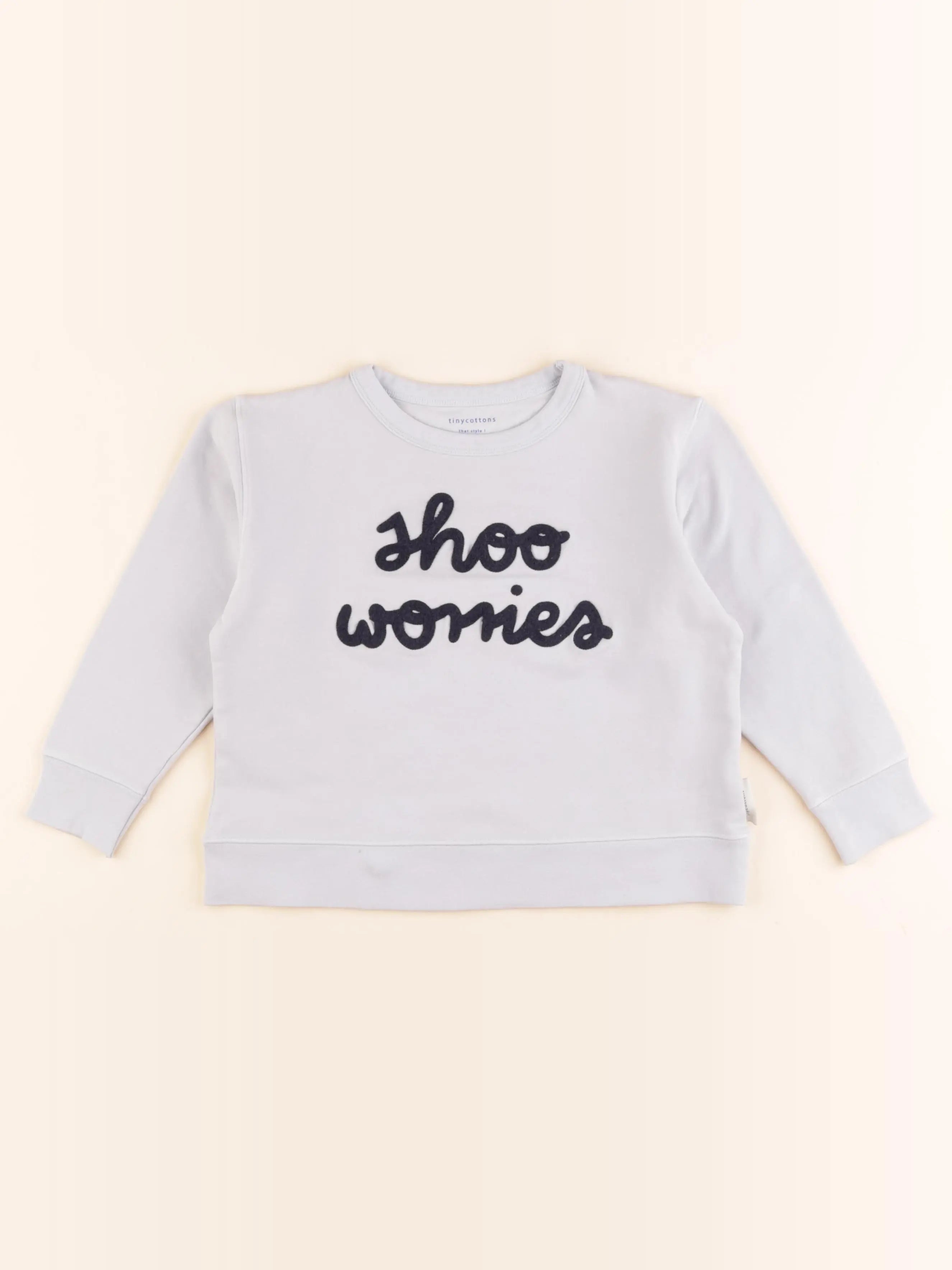 Tiny Cottons - sweat bleu - 6 ans