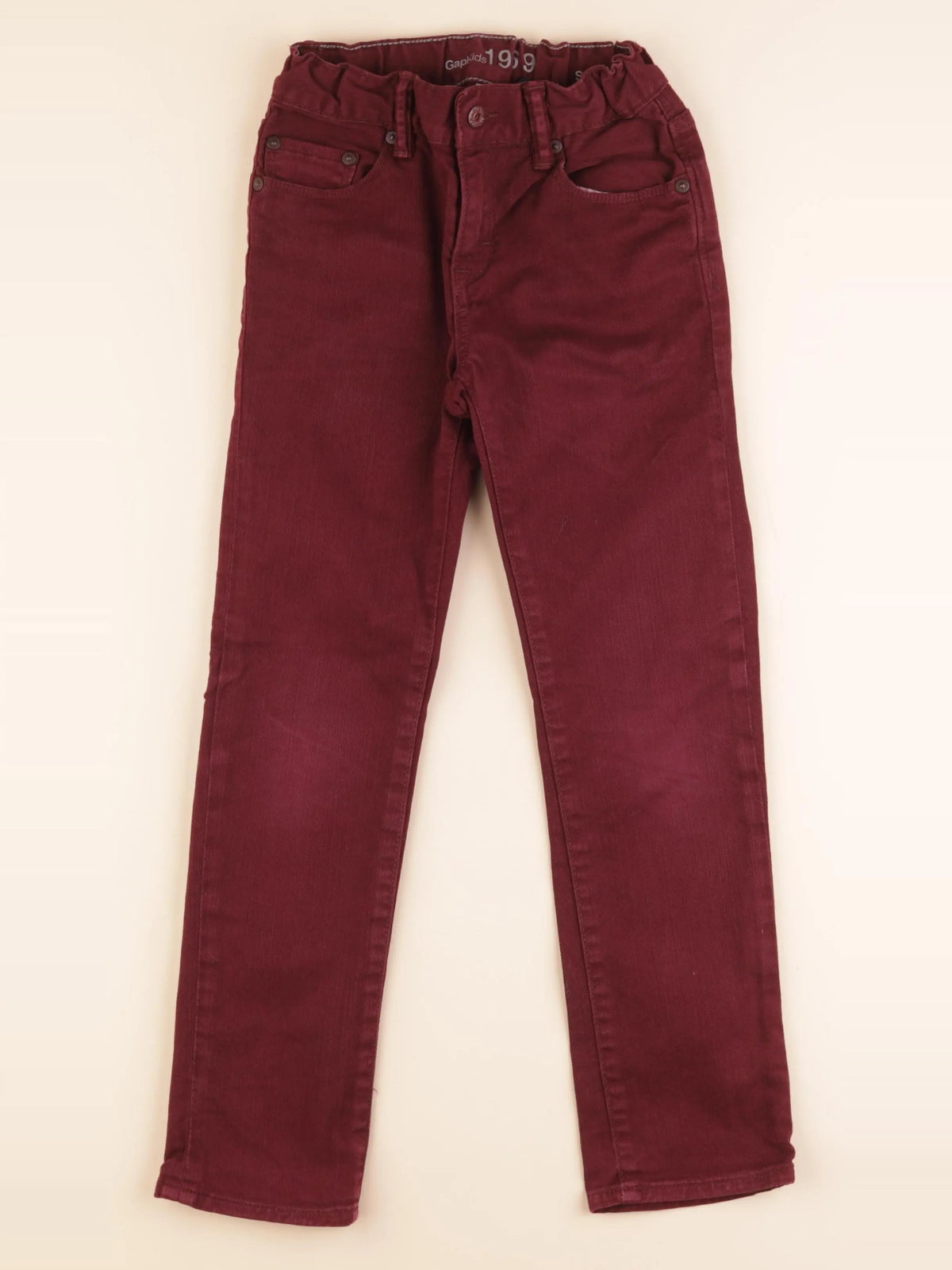 GAP - jean rouge - 7 ans