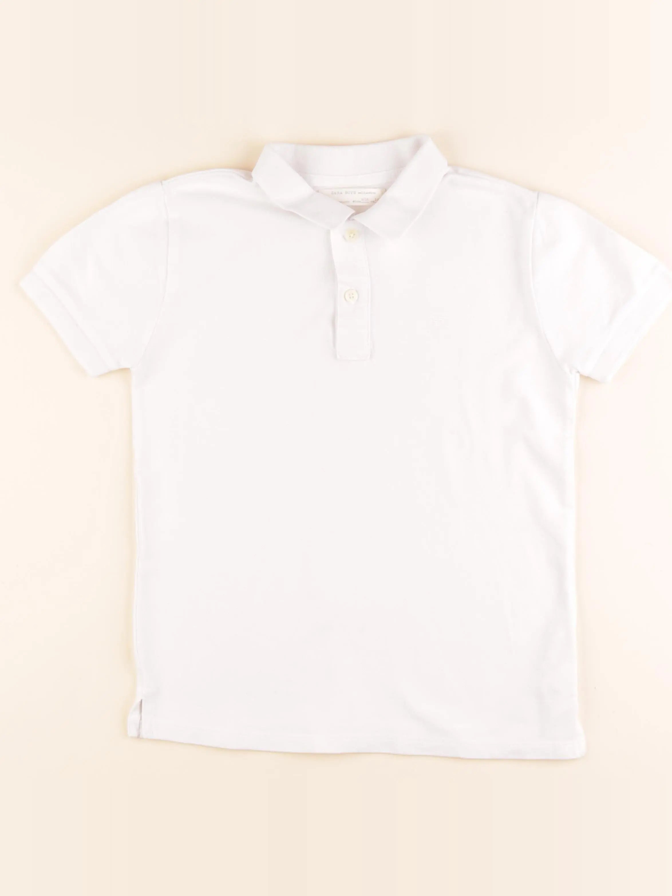 Zara - polo blanc - 9/10 ans