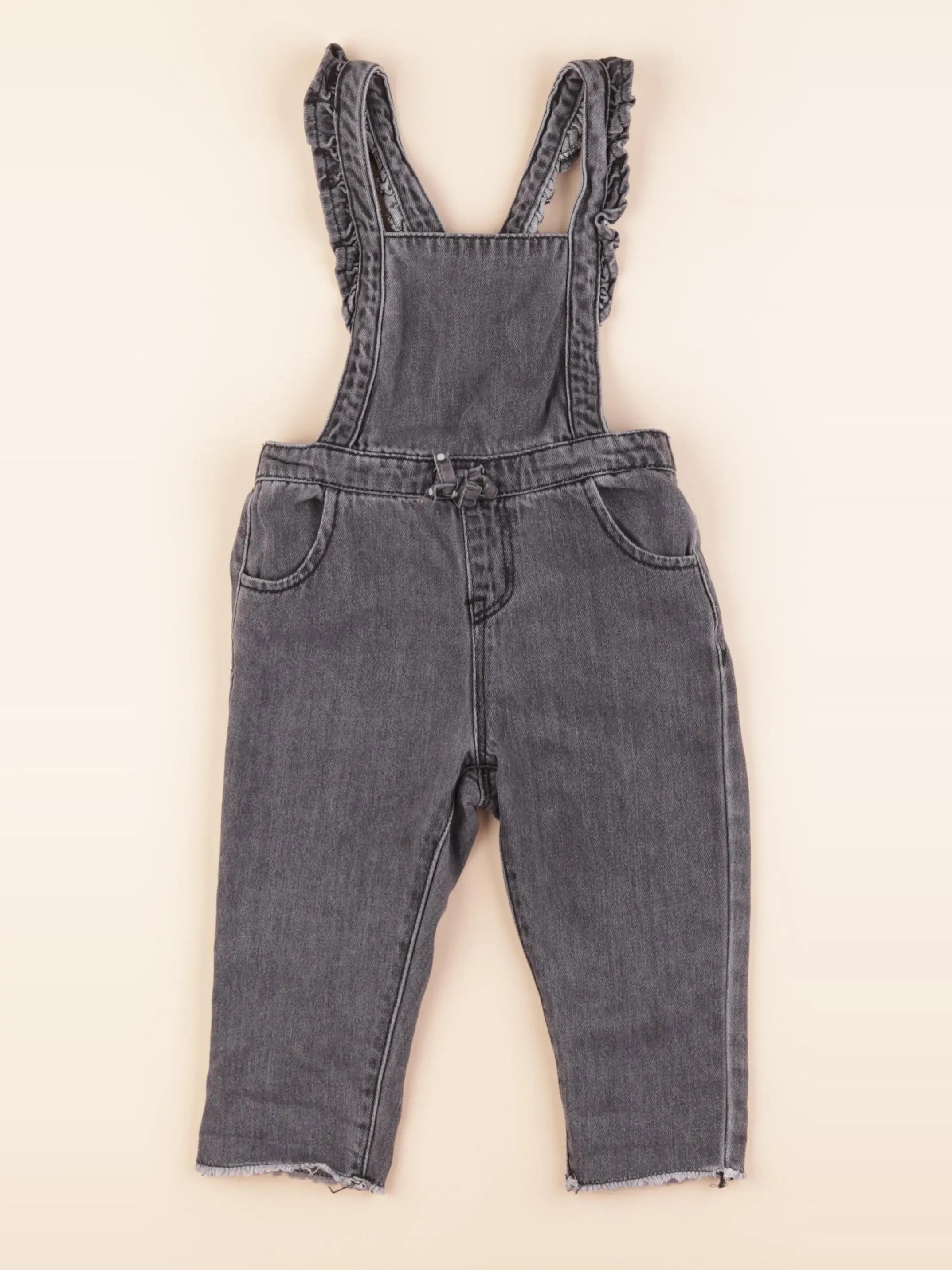 Zara - salopette gris - 18/24 mois