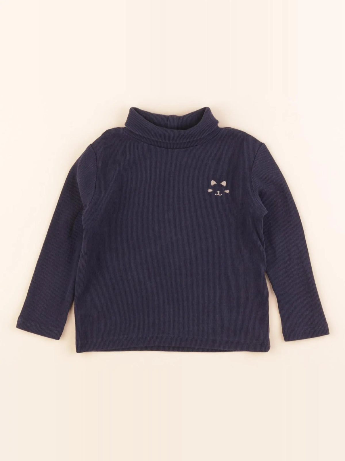 Vertbaudet - sous-pull bleu - 2 ans
