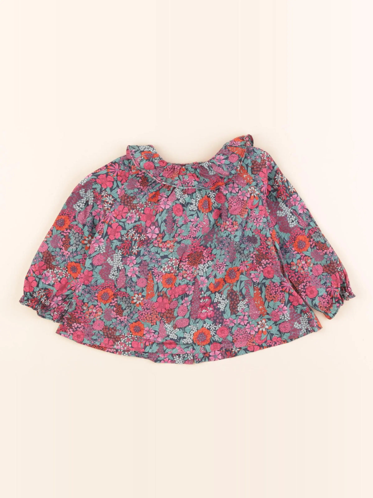 Jacadi - blouse liberty multicolore - 18 mois