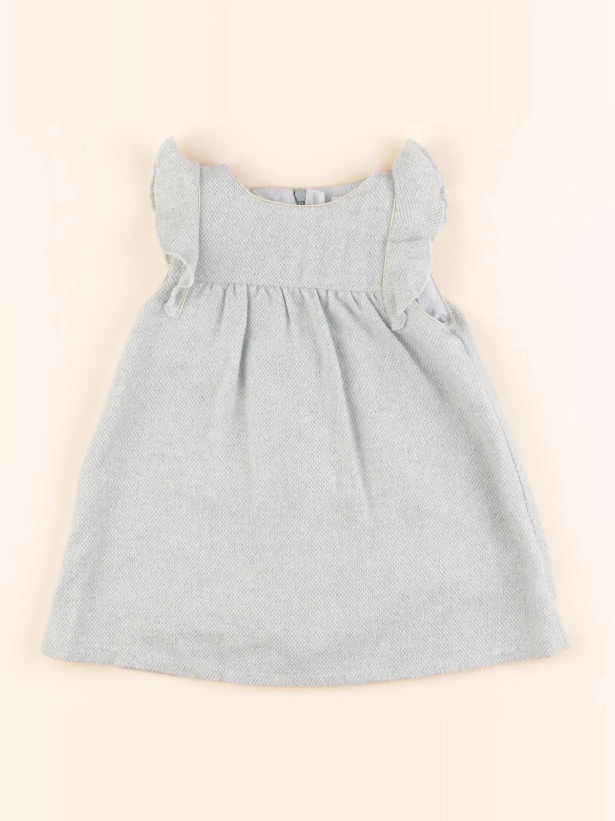 Chloé - robe bleu, or - 12 mois