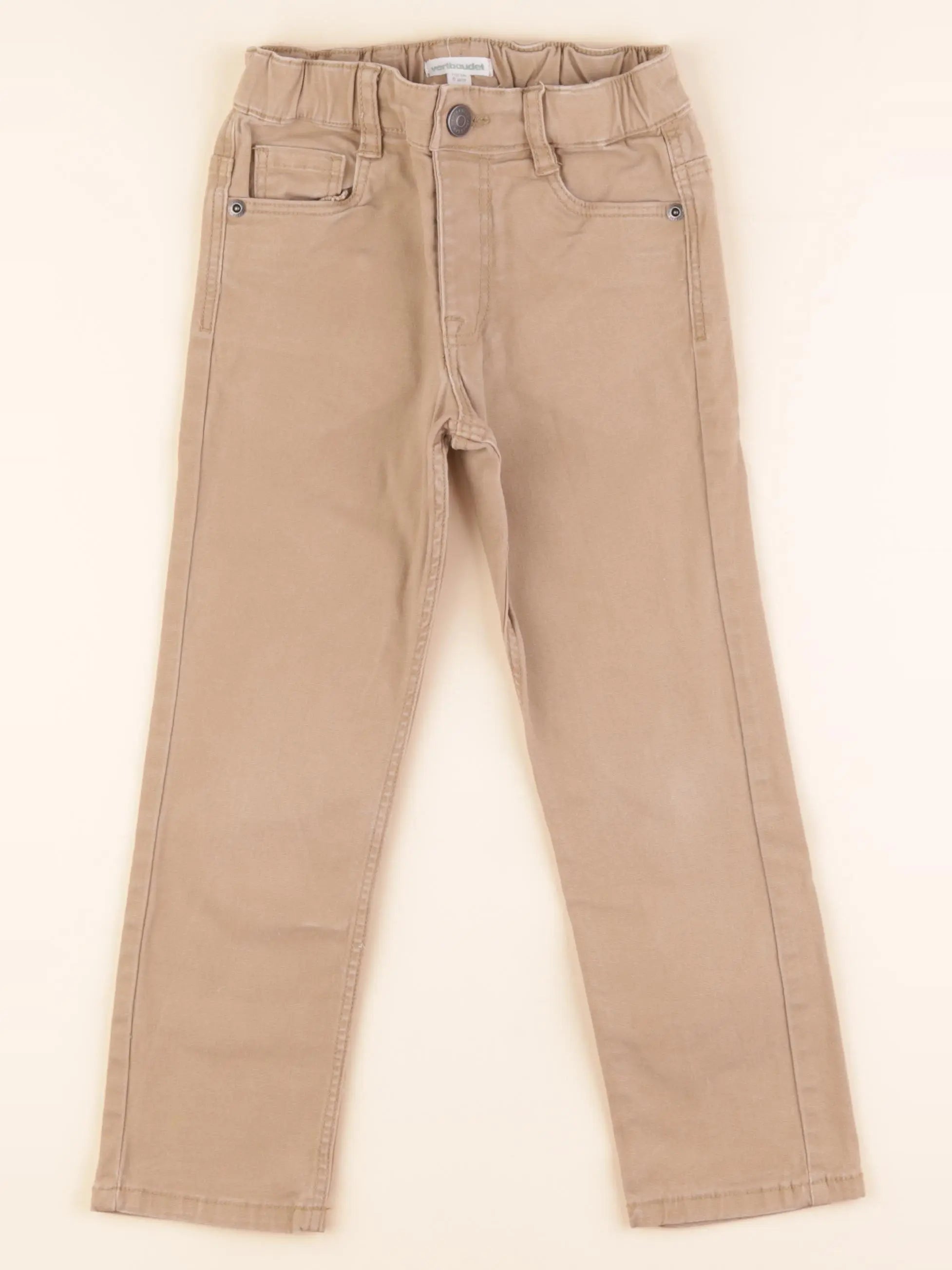 Vertbaudet - pantalon beige - 5 ans