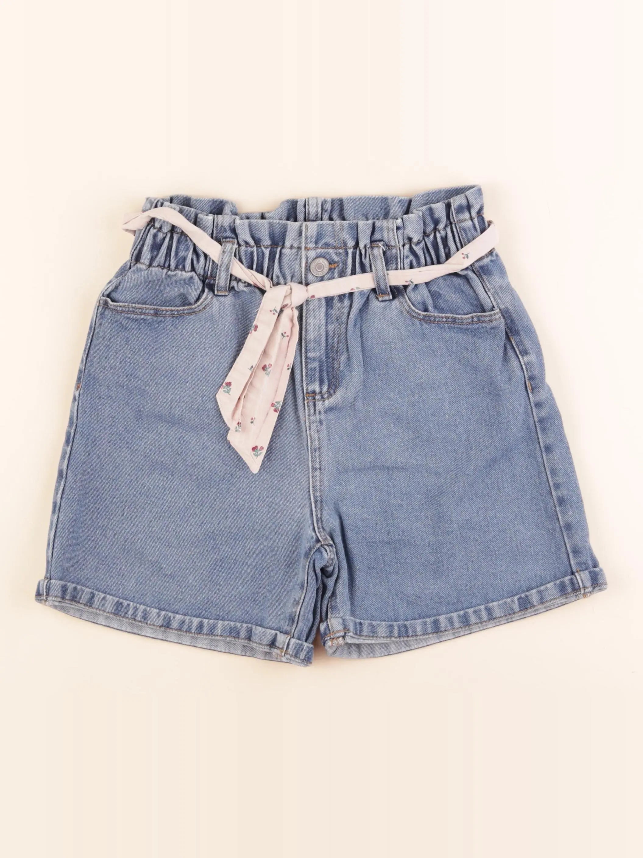 Vertbaudet - short bleu - 10 ans
