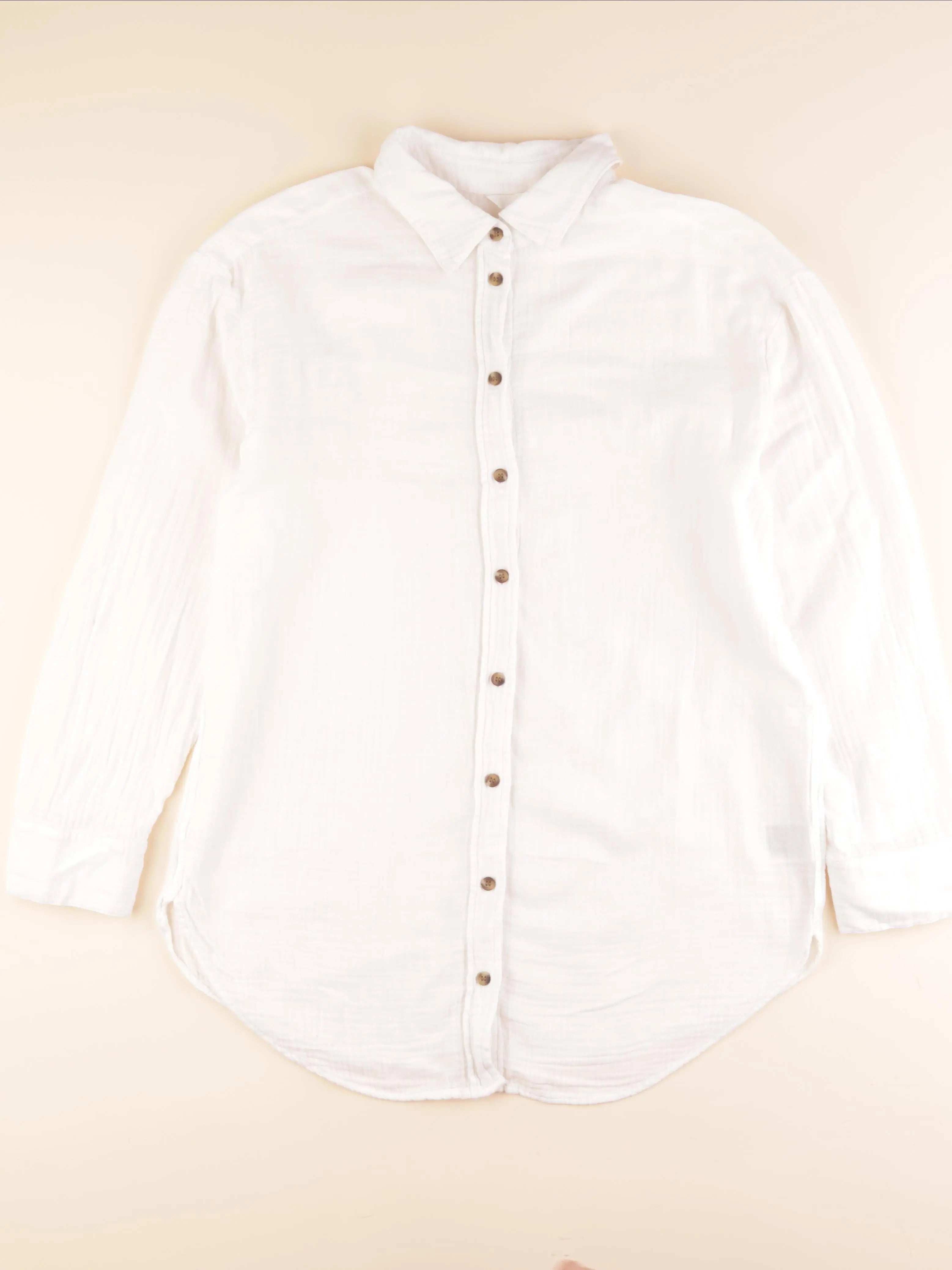H&M - blouse grossesse, allaitement blanc - m