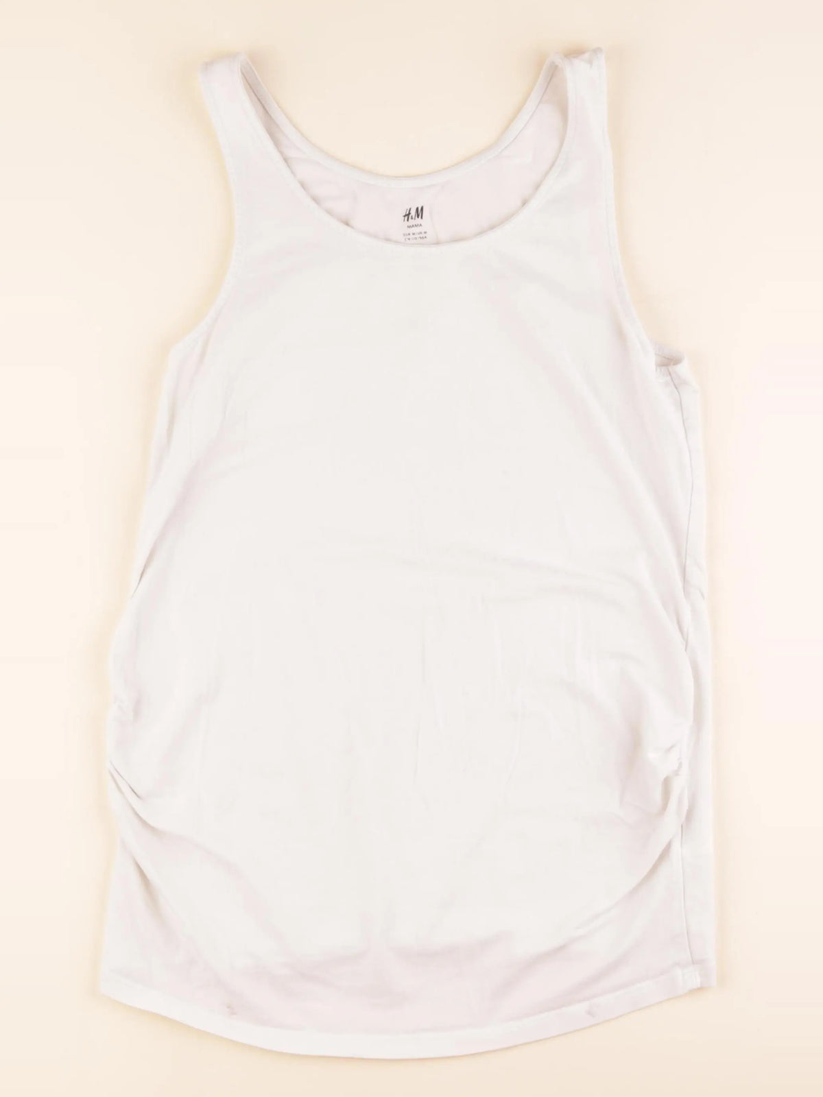 H&M - débardeur grossesse blanc - m