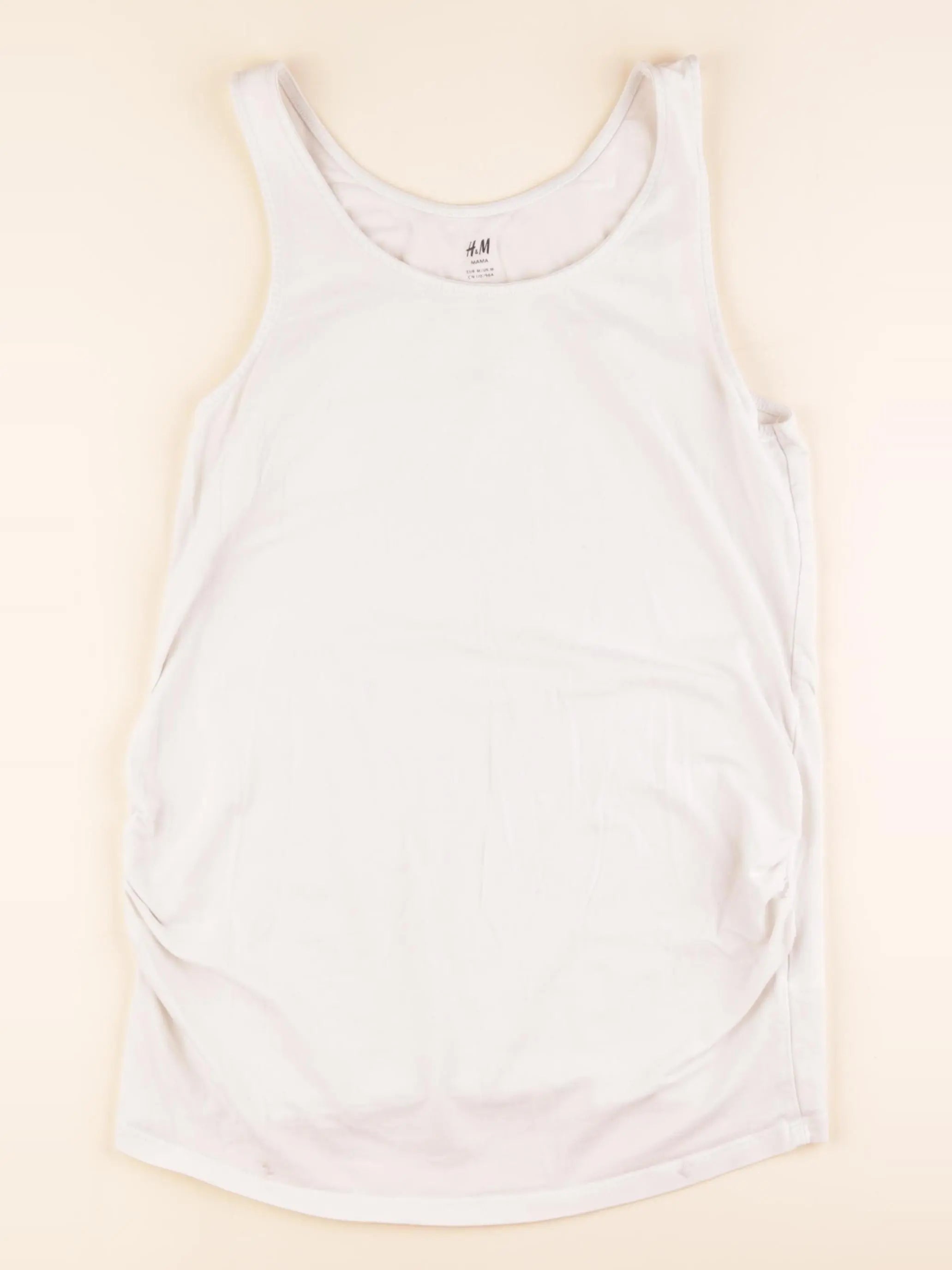 H&M - débardeur grossesse blanc - m