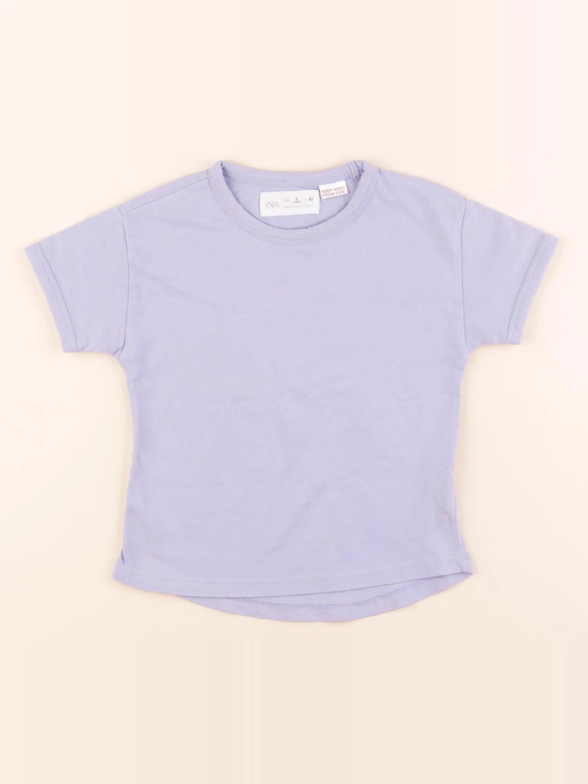 Zara - tee-shirt violet - 2 ans