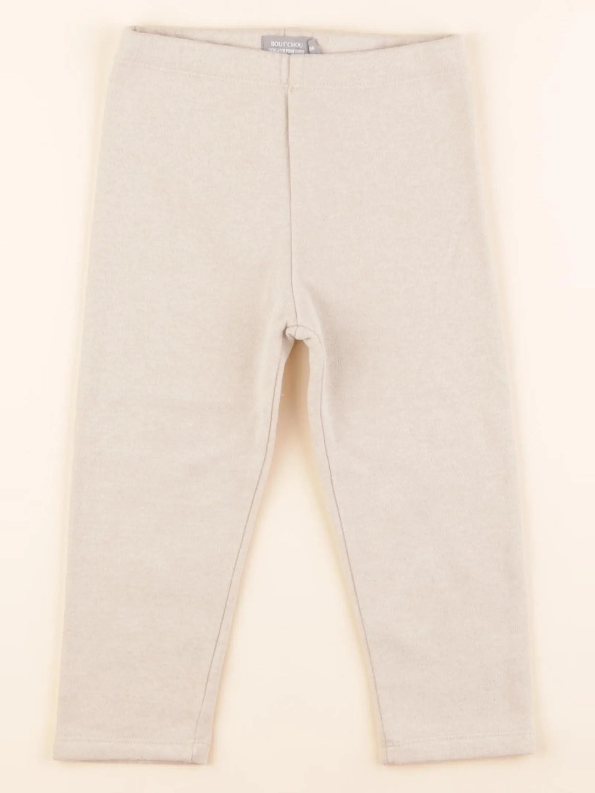Boutchou - legging doublé beige, or - 24 mois