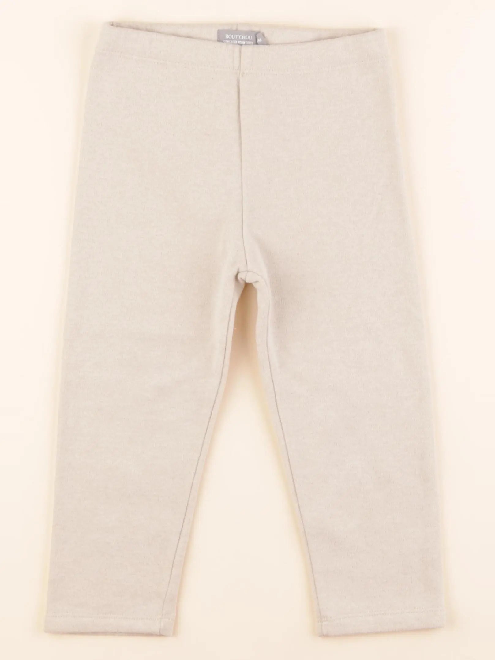 Boutchou - legging doublé beige, or - 24 mois