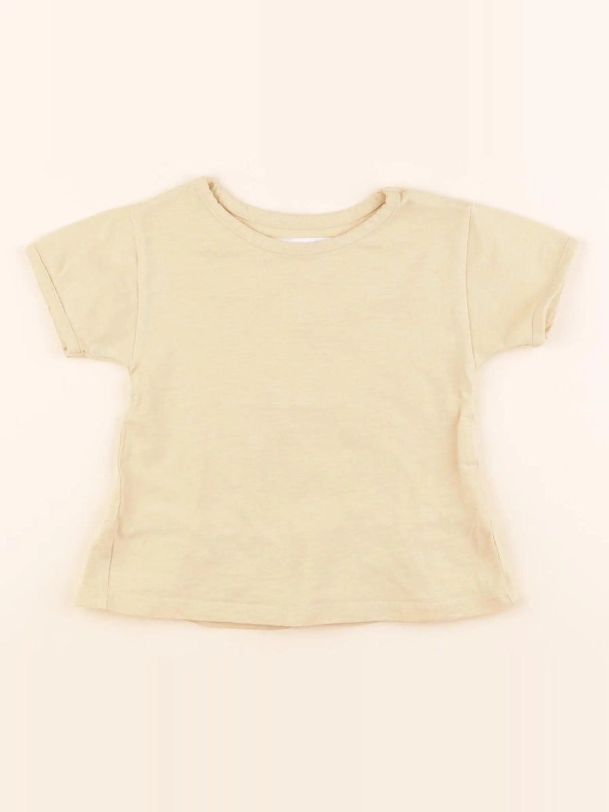 Zara - tee-shirt jaune - 2 ans