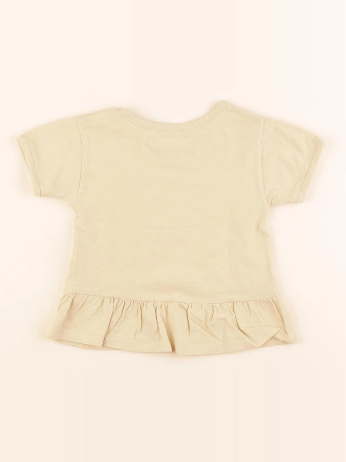 Zara - tee-shirt jaune - 2 ans