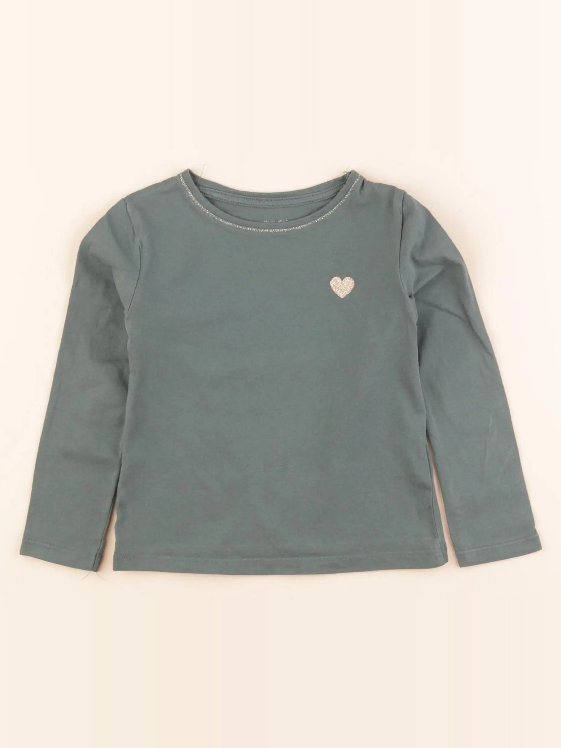 Vertbaudet - tee-shirt vert - 3 ans