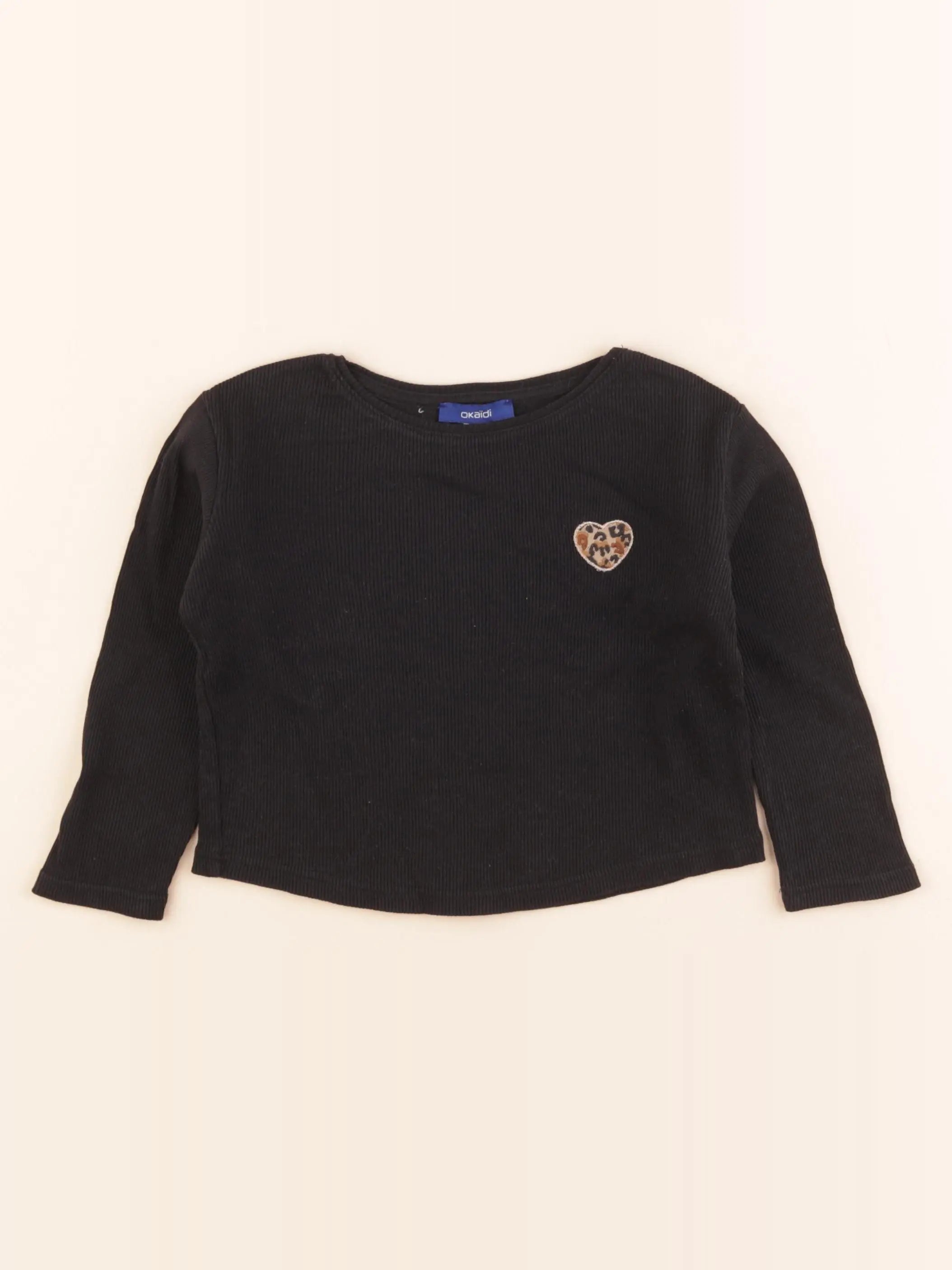 Okaidi - tee-shirt noir - 3 ans