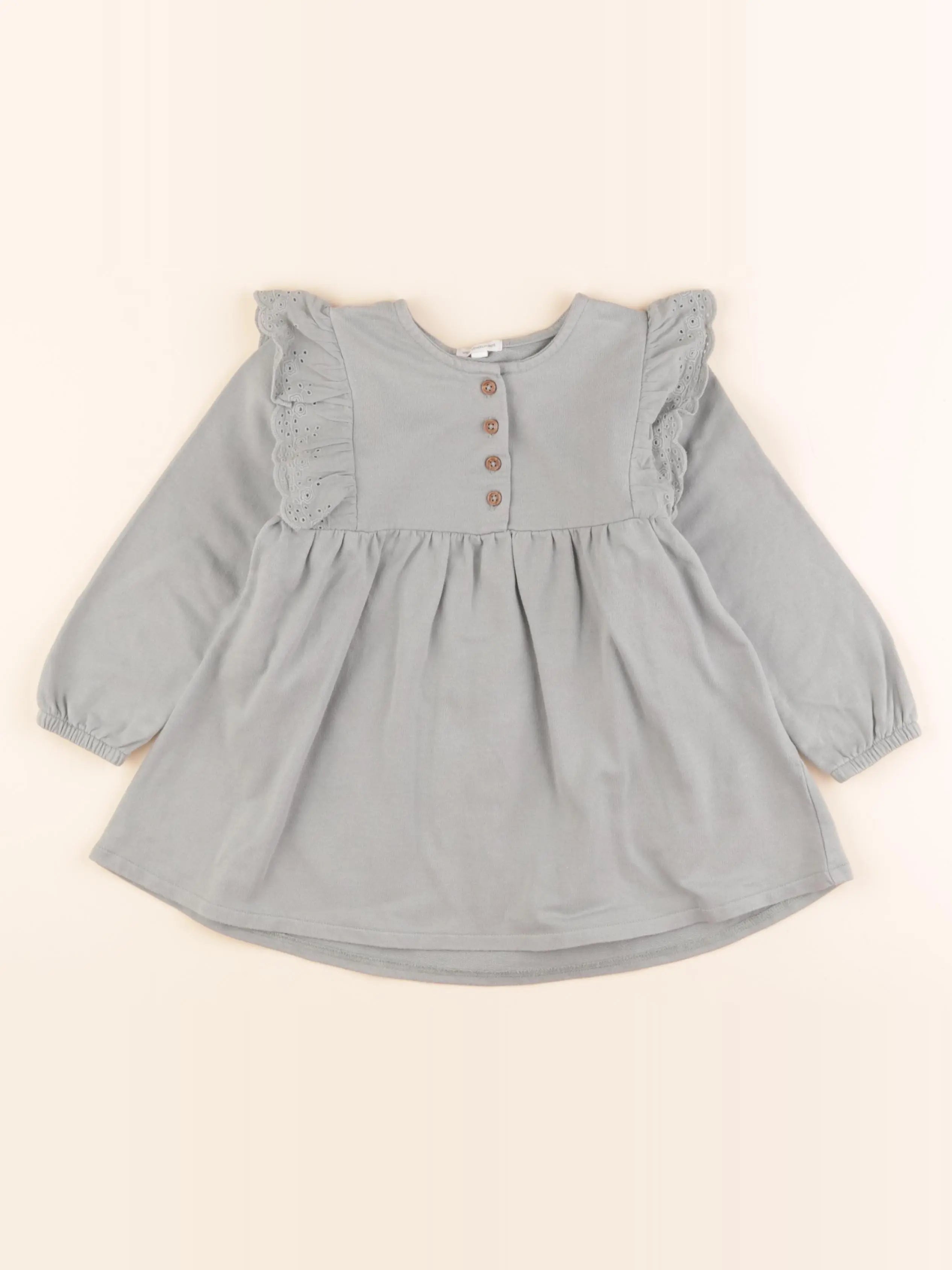 Vertbaudet - robe vert - 3 ans
