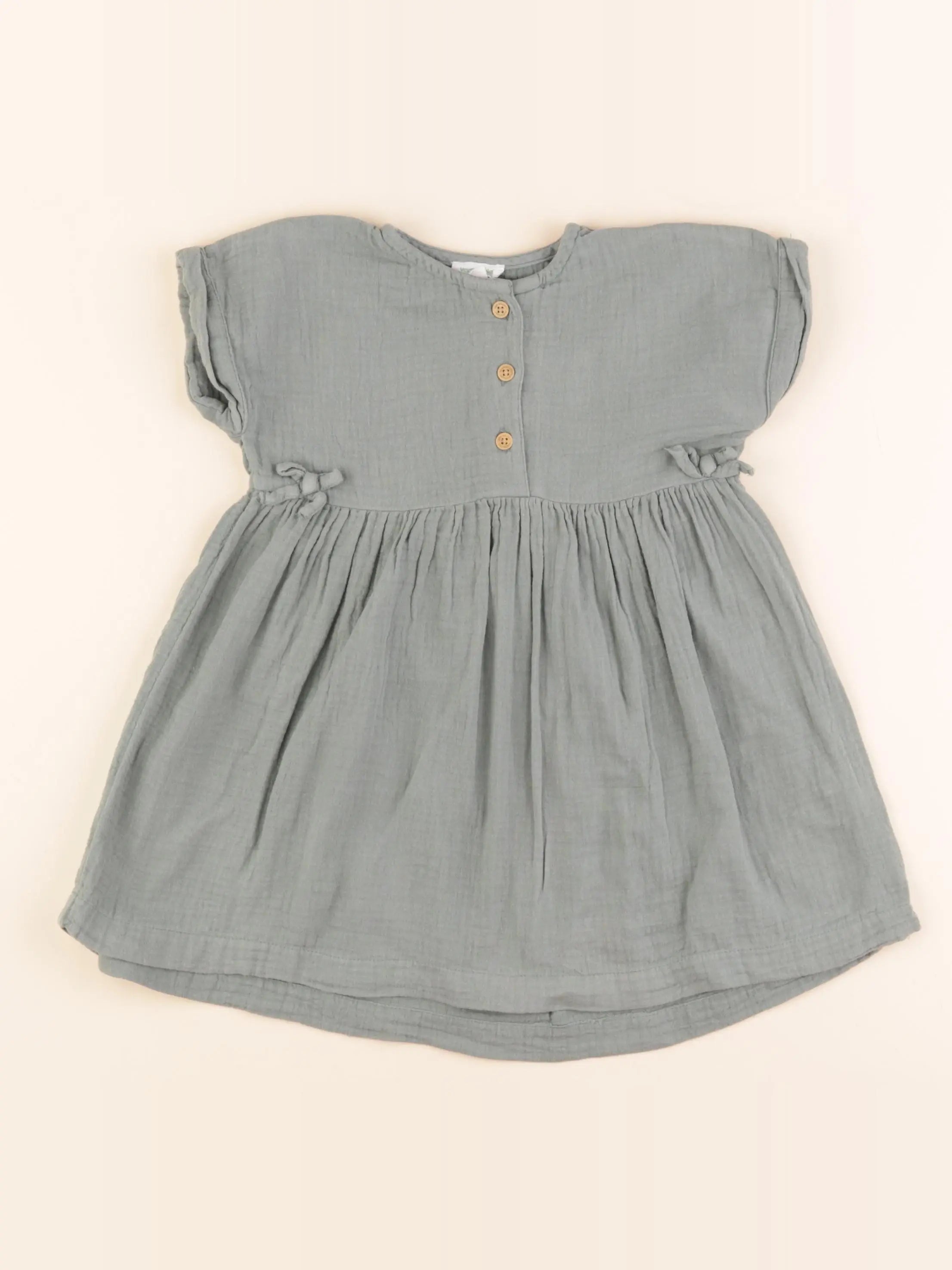 Vertbaudet - robe vert - 3 ans