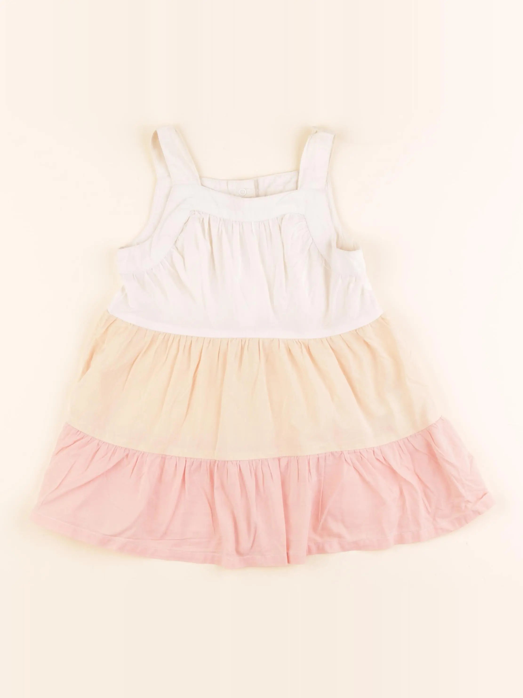 Vertbaudet - robe multicolore - 36 mois