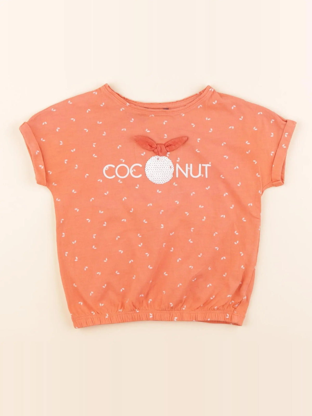 Okaidi - tee-shirt orange - 4 ans