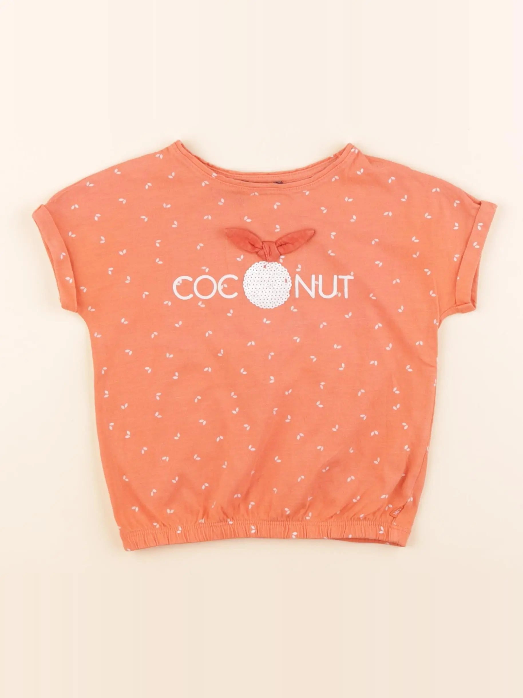 Okaidi - tee-shirt orange - 4 ans