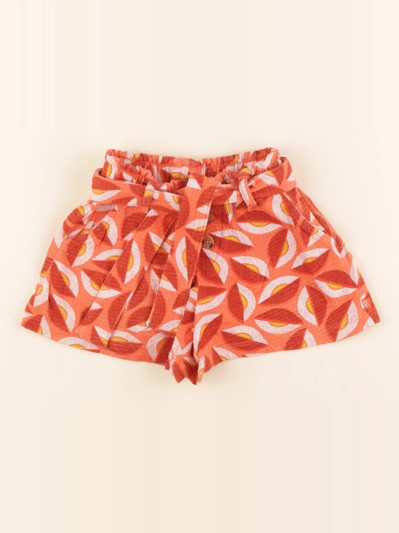 Okaidi - short orange - 3 ans