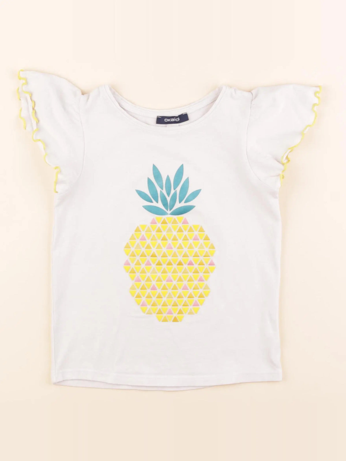 Okaidi - tee-shirt blanc - 5 ans