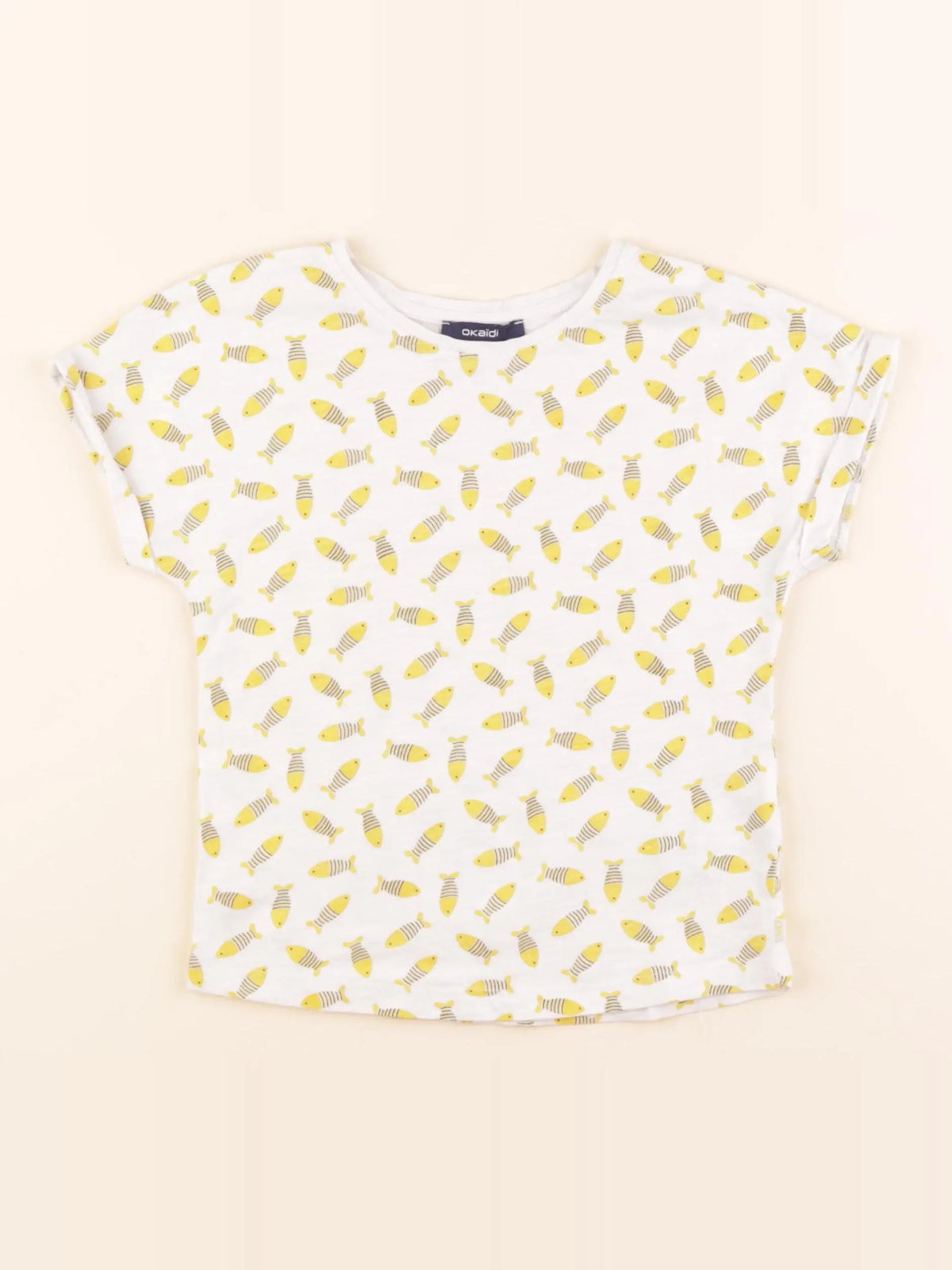 Okaidi - tee-shirt blanc - 4 ans