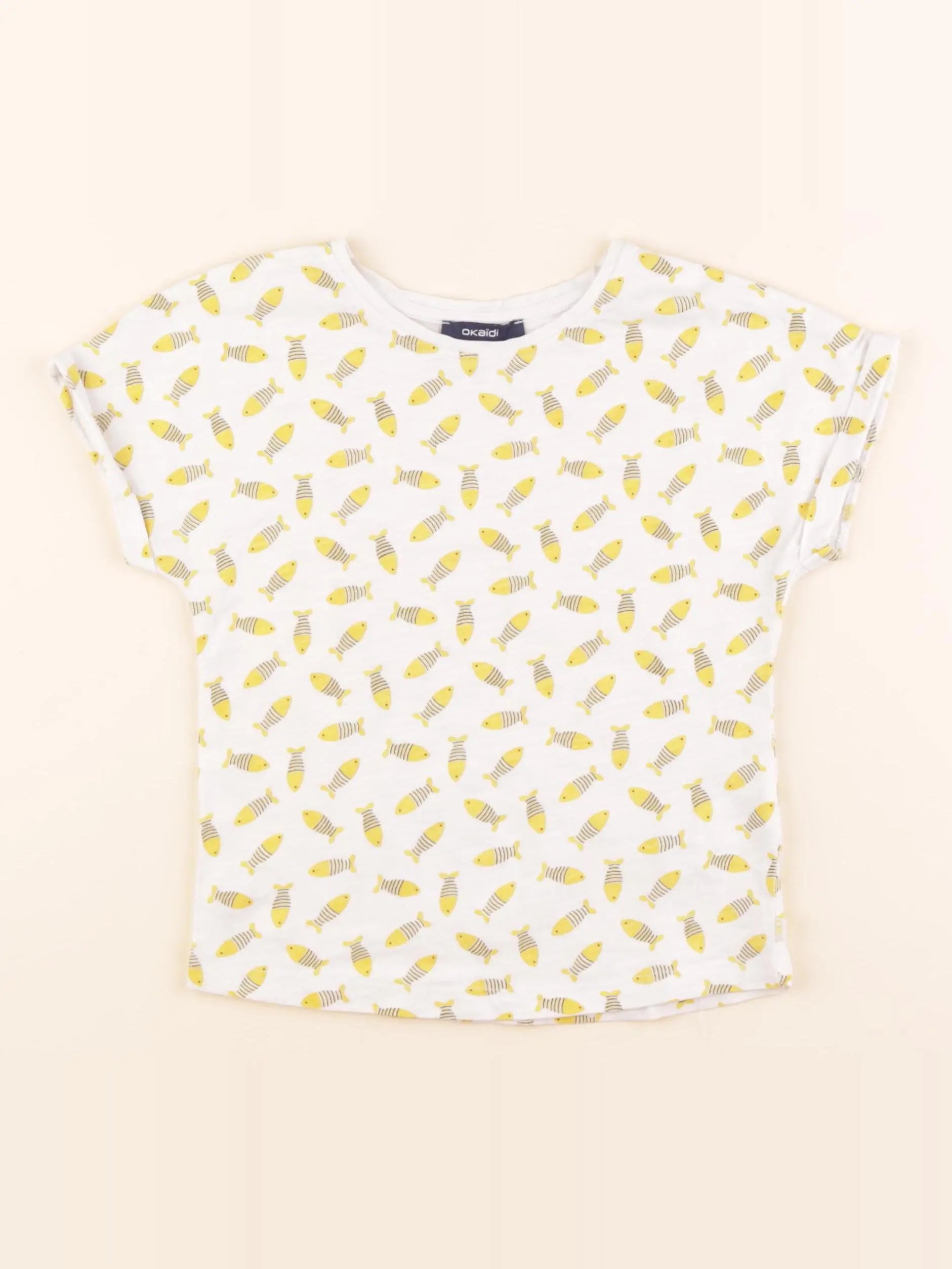 Okaidi - tee-shirt blanc - 4 ans