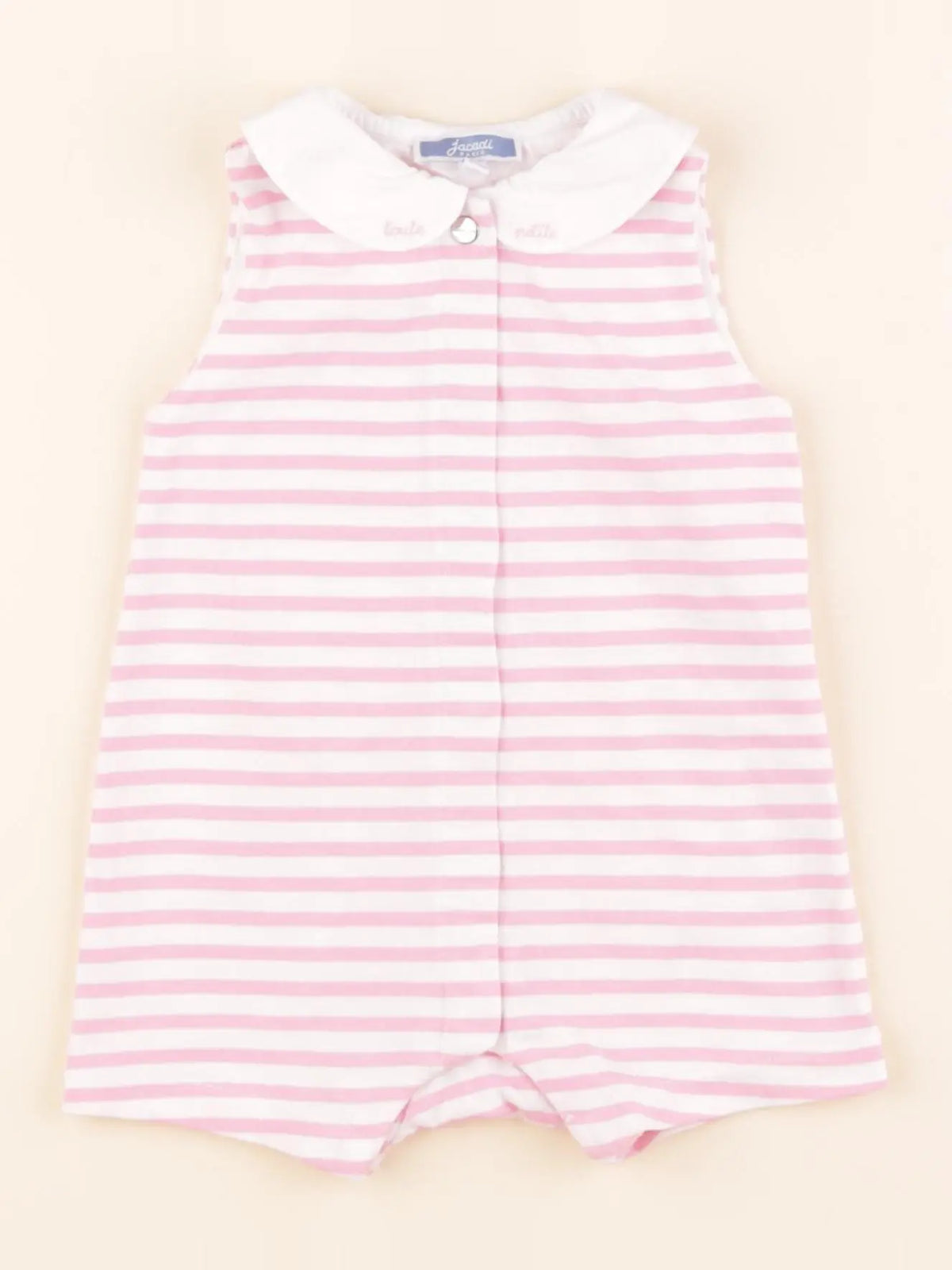 Jacadi - combinaison rose - 6 mois