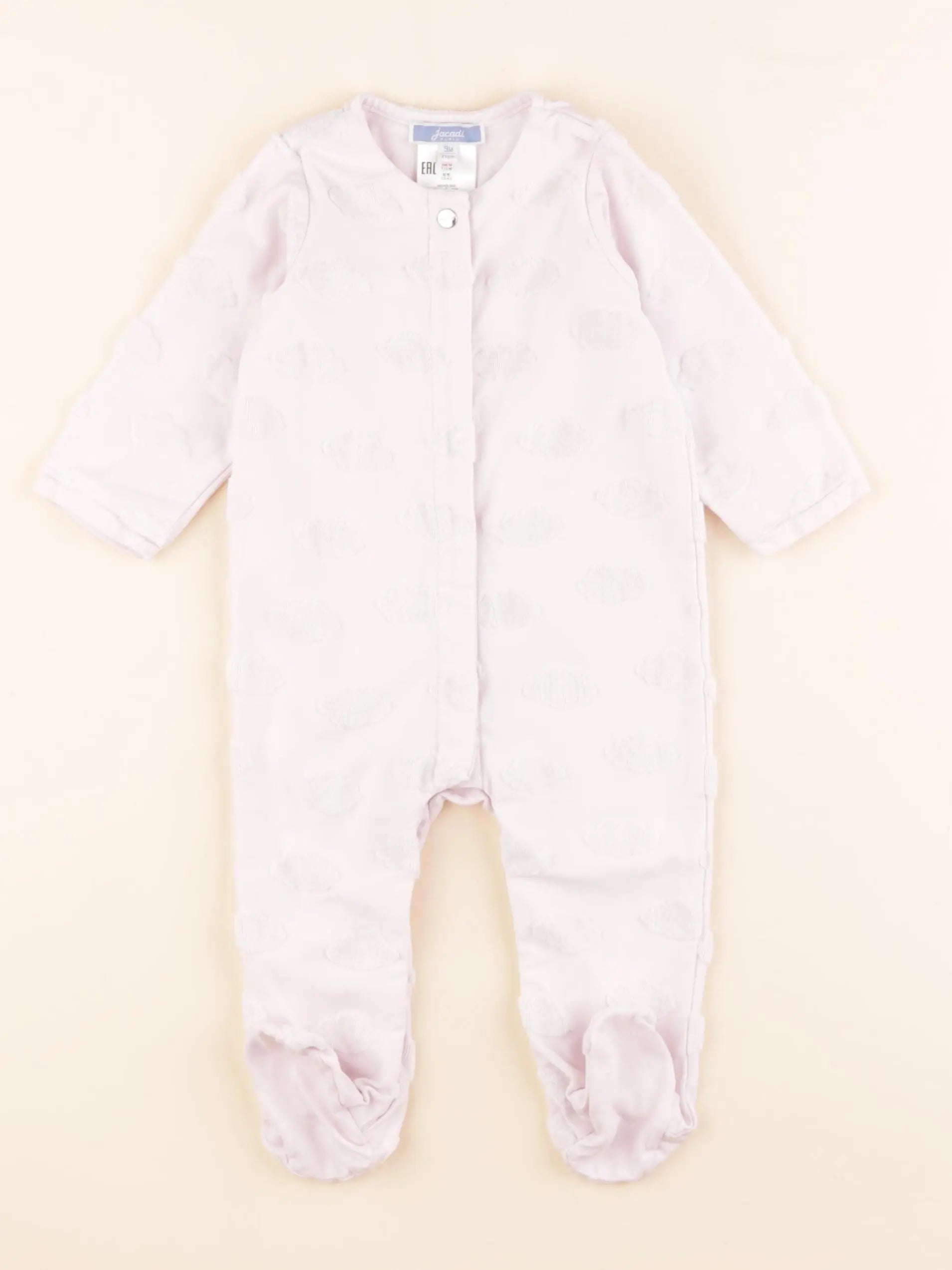 Jacadi - pyjama coton rose - 9 mois