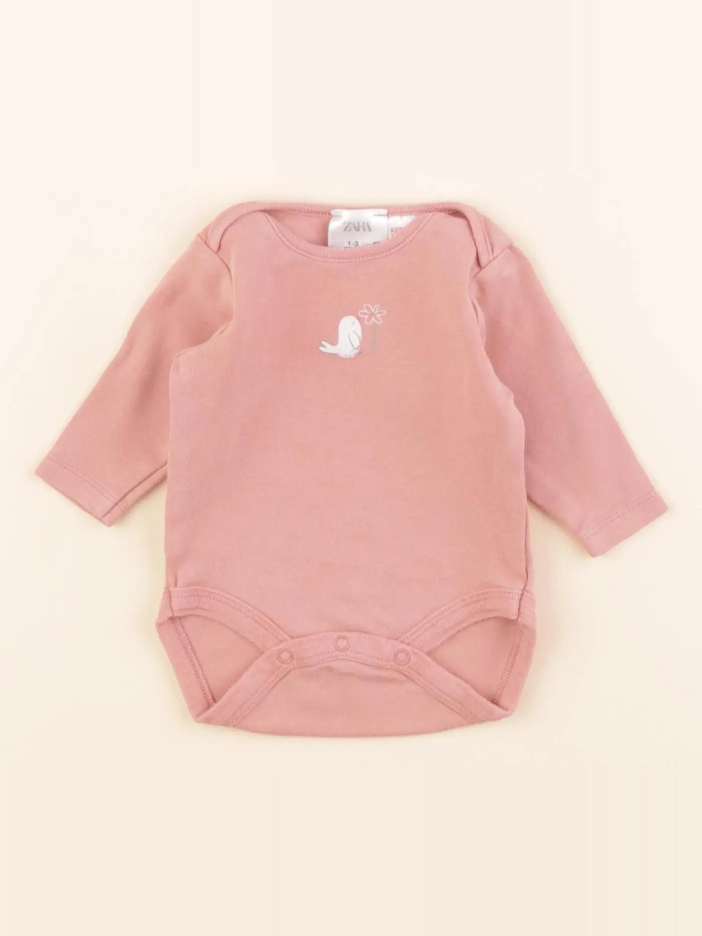 Zara - body rose - 1/3 mois
