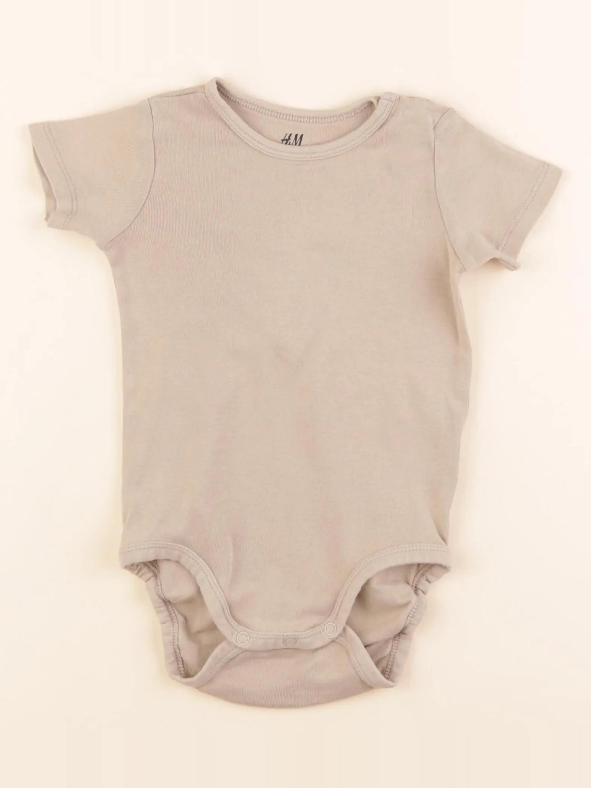 H&M - body marron - 12/18 mois