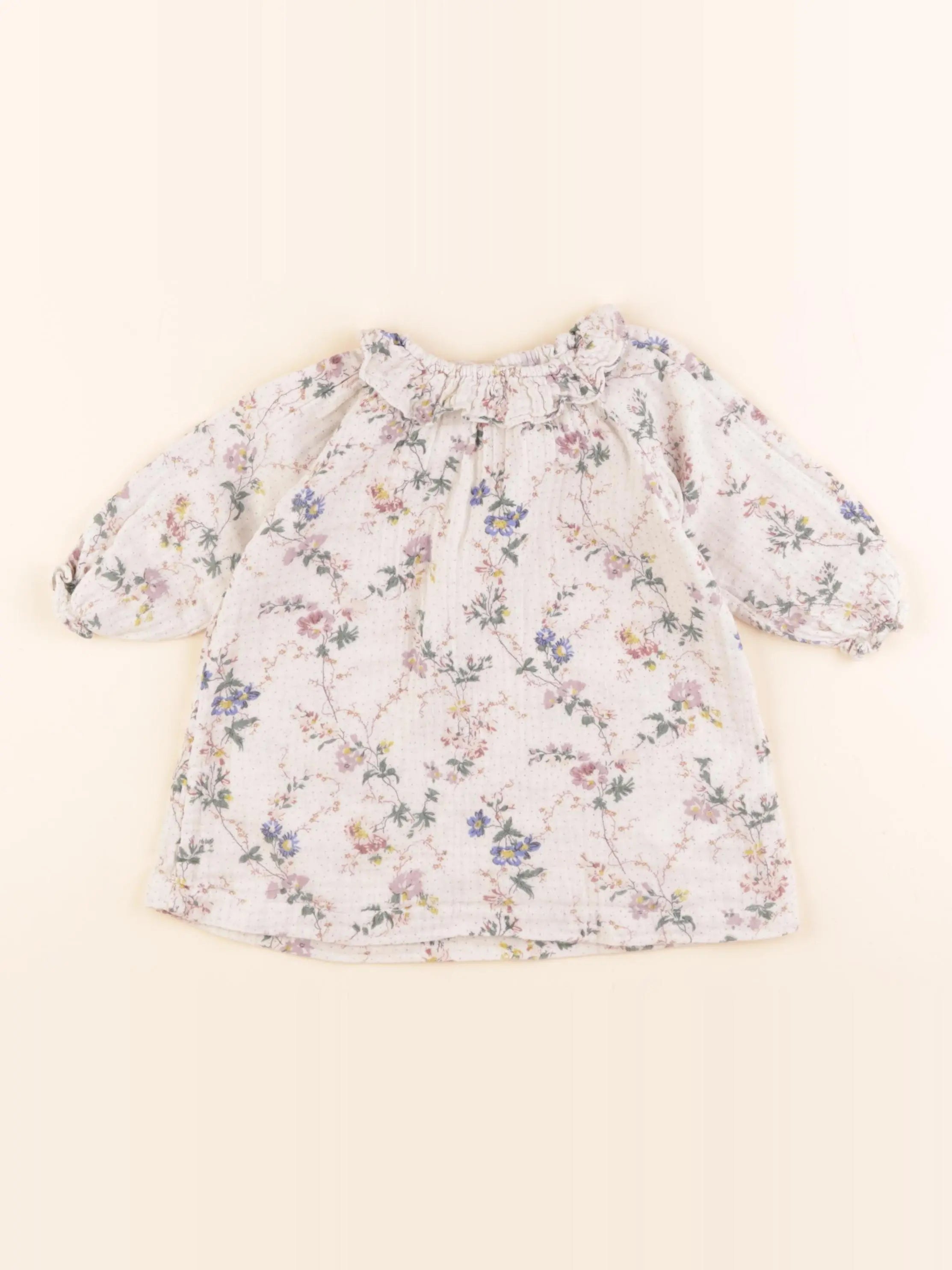 Bonton - robe gris - 12 mois