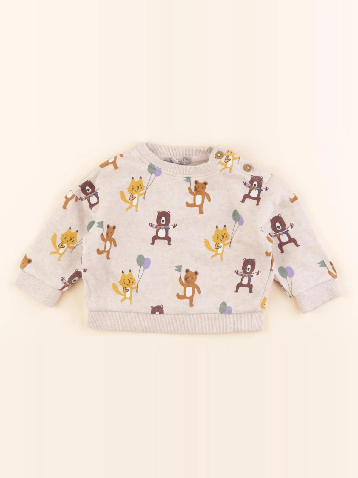 Boutchou - sweat beige - 9 mois