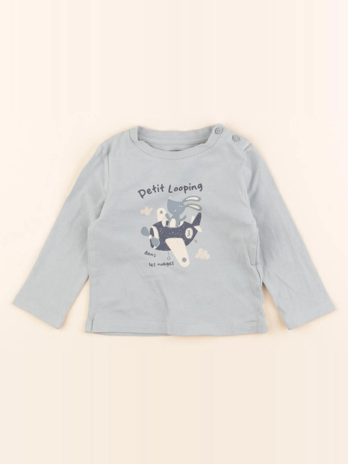 Vertbaudet - tee-shirt vert - 9 mois