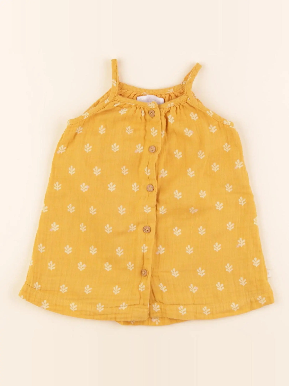 Cadet Rousselle - robe jaune - 6 mois