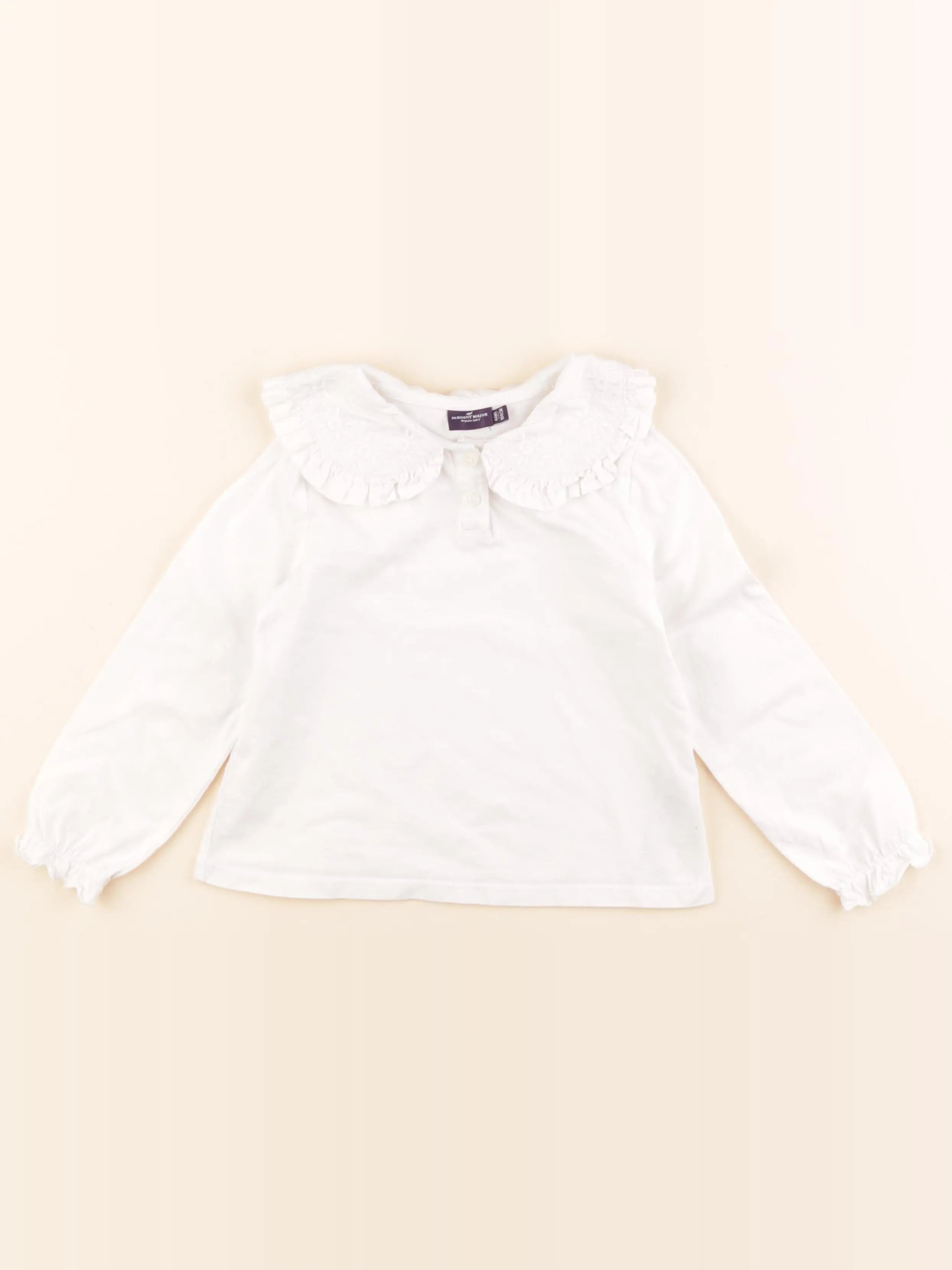 Sergent Major - tee-shirt blanc - 4 ans