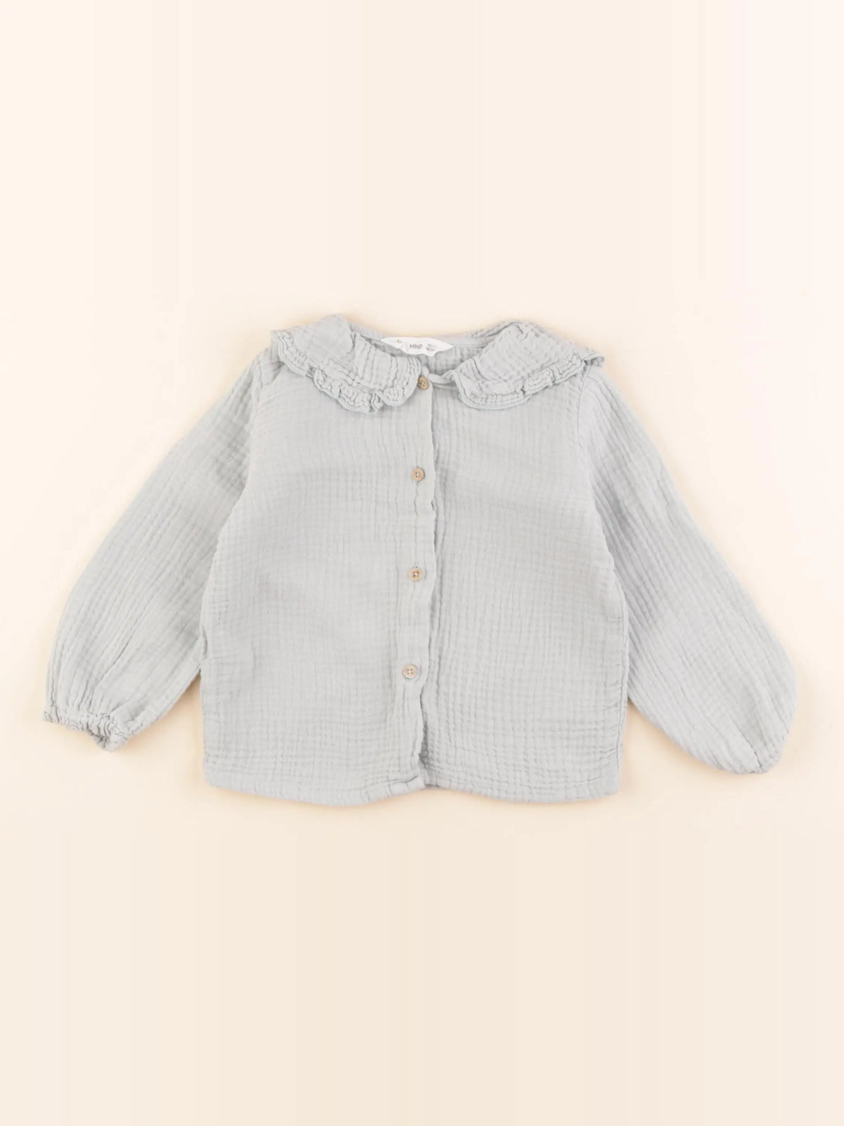 Mango - blouse vert - 2/3 ans